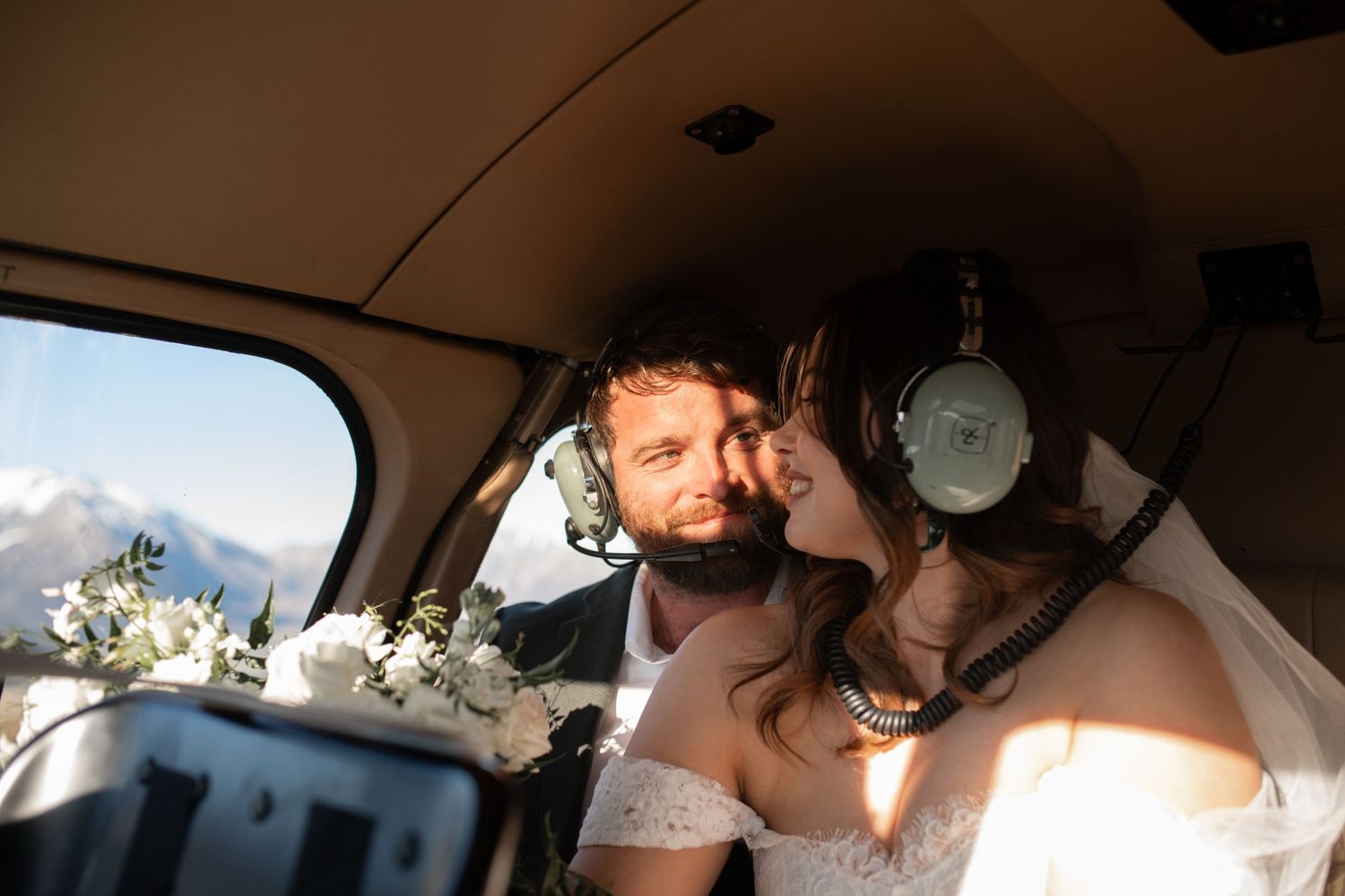 Helicopter Christchurch elopement wedding New Zealand, destination wedding New Zealand, elopement, elope , helicopter wedding, Wild Vows.