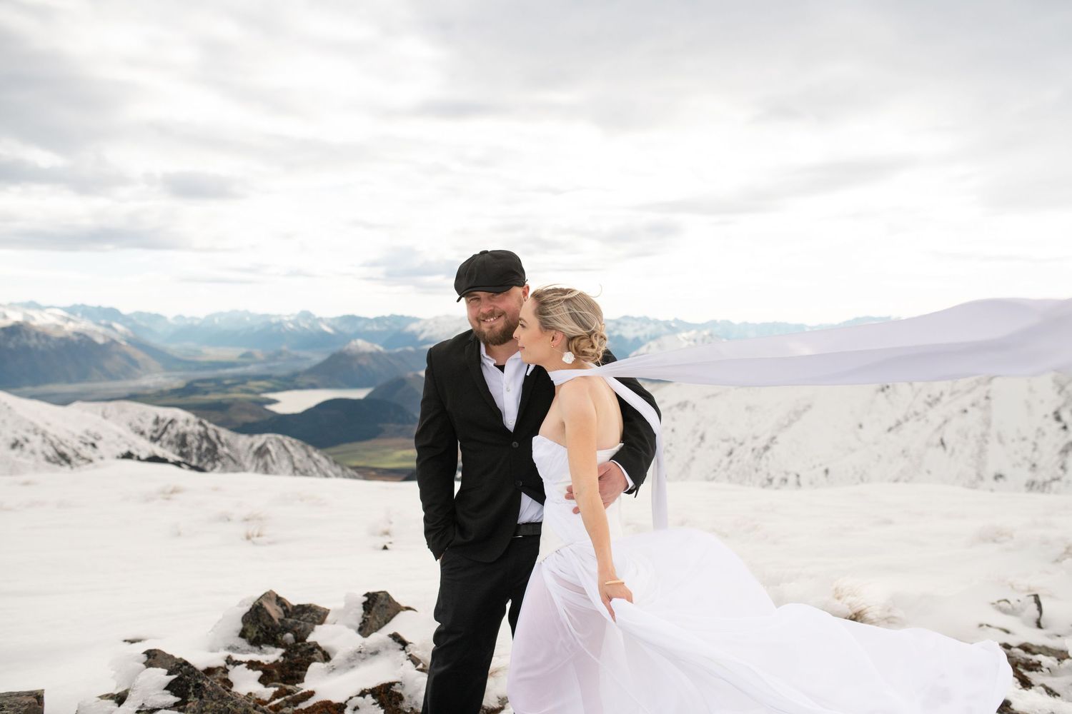 Planning a helicopter elopement or destination wedding in New Zealand? Wild Vows offers bespoke mountain weddings, Christchurch Canterbury