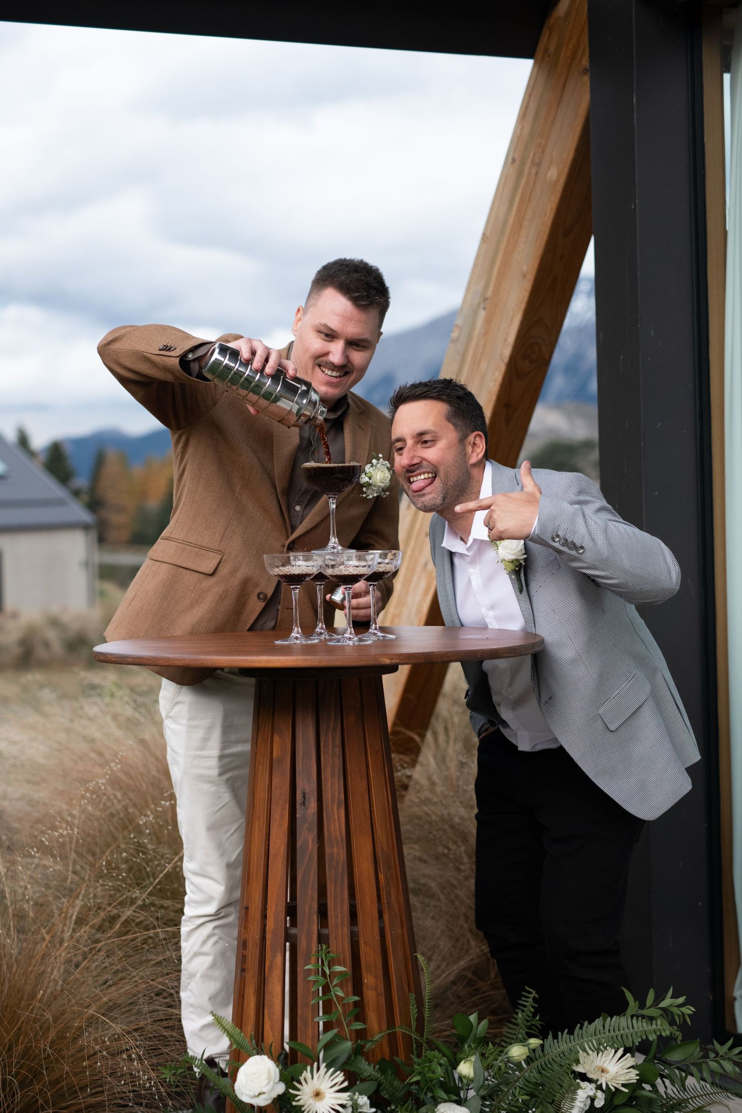 Helicopter elopement wedding New Zealand, destination wedding New Zealand, elopement New Zealand, helicopter wedding, Wild Vows. Castle hill