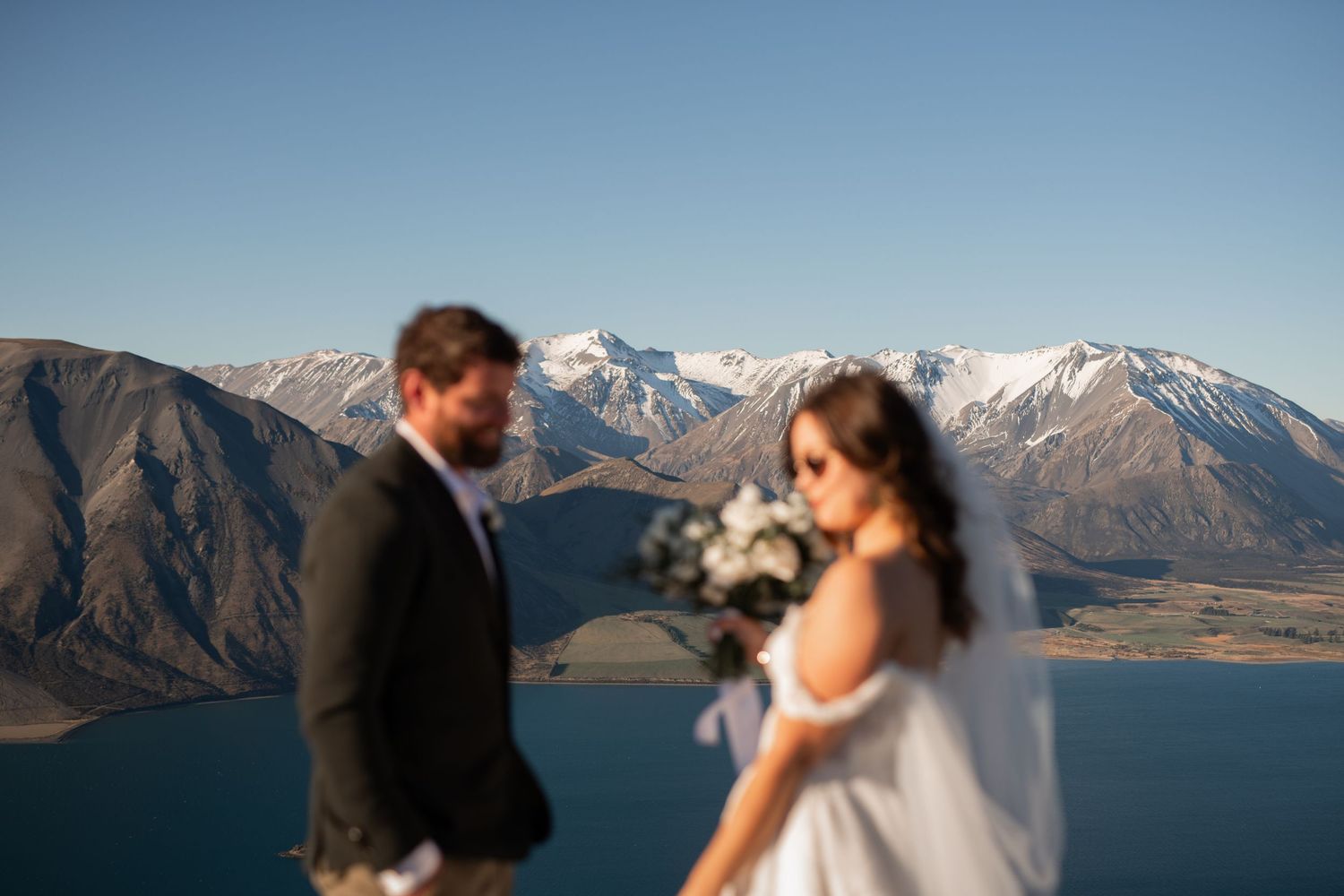 Luxury Helicopter Elopement in Christchurch New Zealand. Private Wedding ceremony and photos in Canterbury NZ. How to get married in NZ