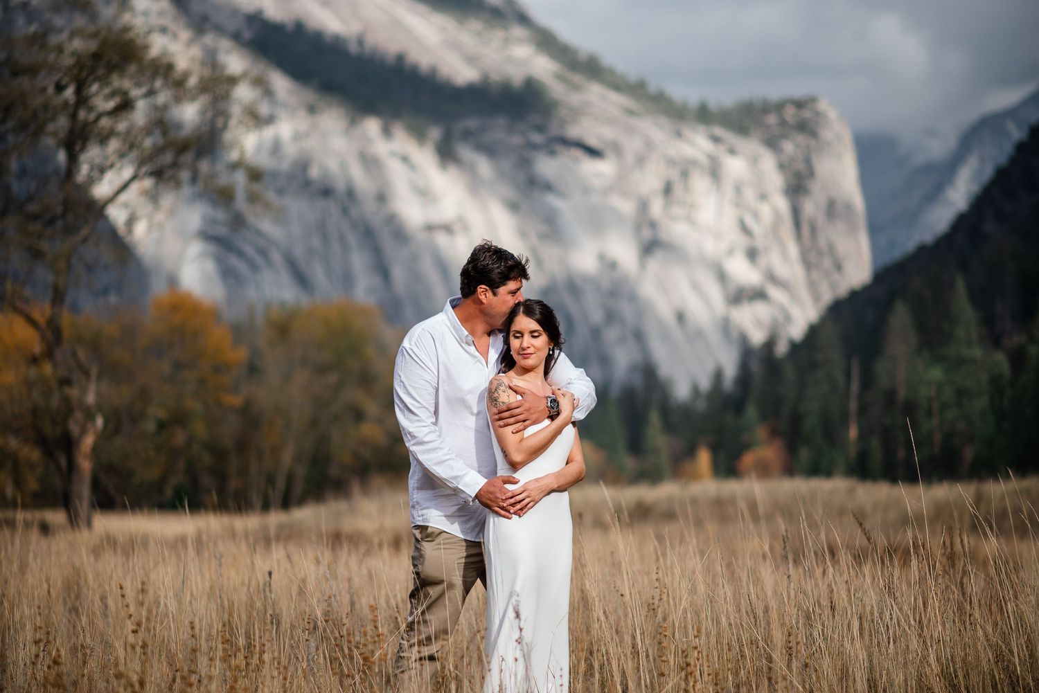 Yosemite Elopement at Swinging Bridge -  Amber Edwards Photography