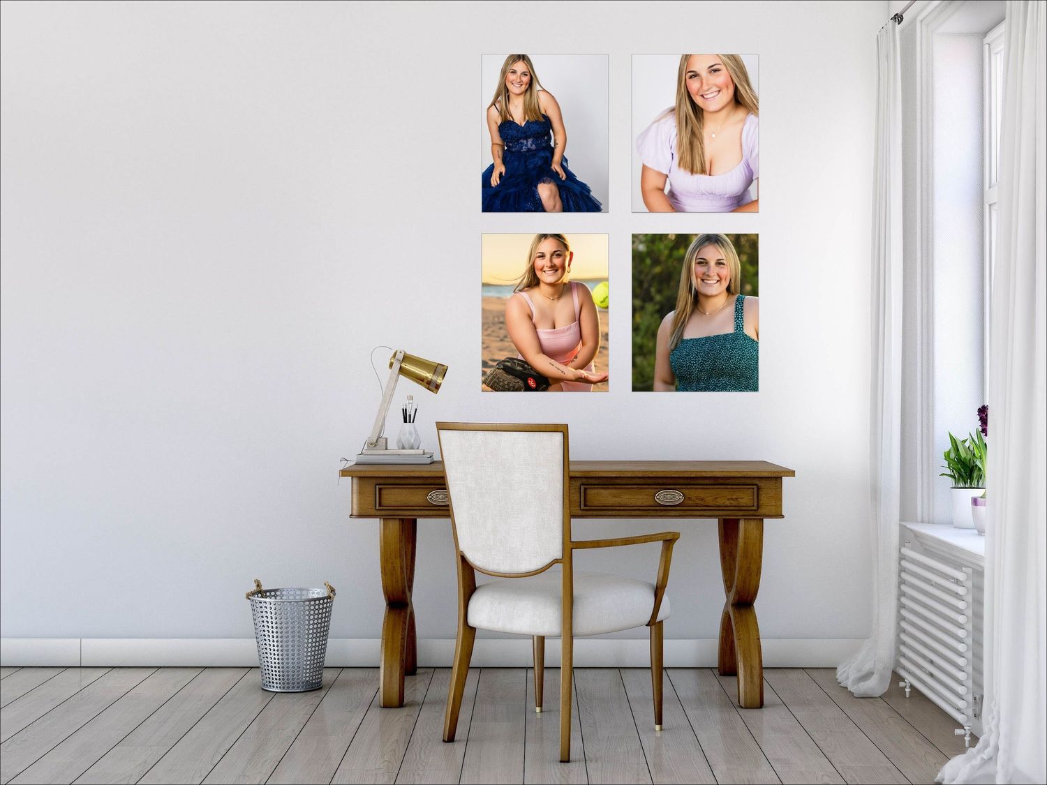 Pattersnap senior Madison Shier quad-gallery wall art design
