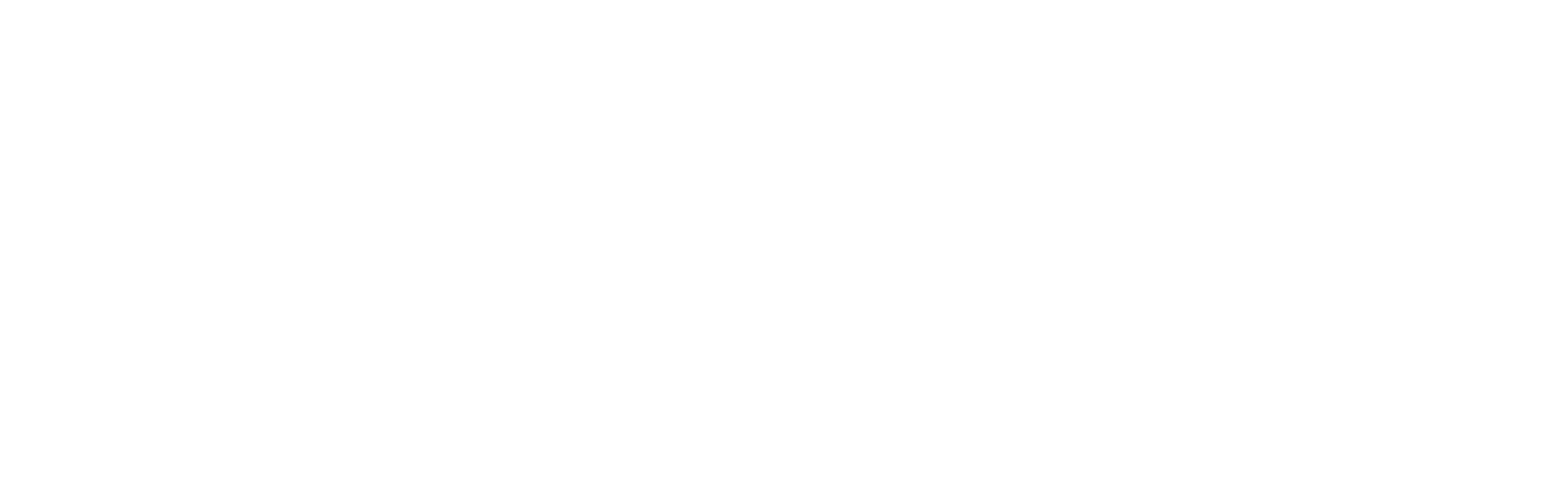 White KRAVE text logo on black background in modern angular font.