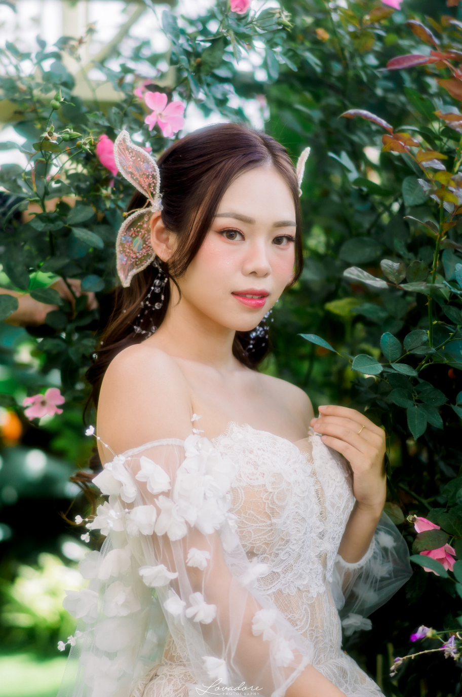 Molita Lin beauty influencer , birthday portrait photoshoot with Lovadore Photography