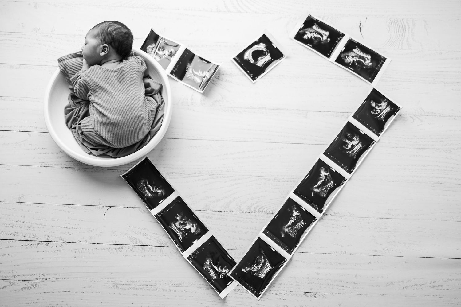 Black and white photos arranged in a stop motion sequence showing cups of coffee with various gestures and movements.