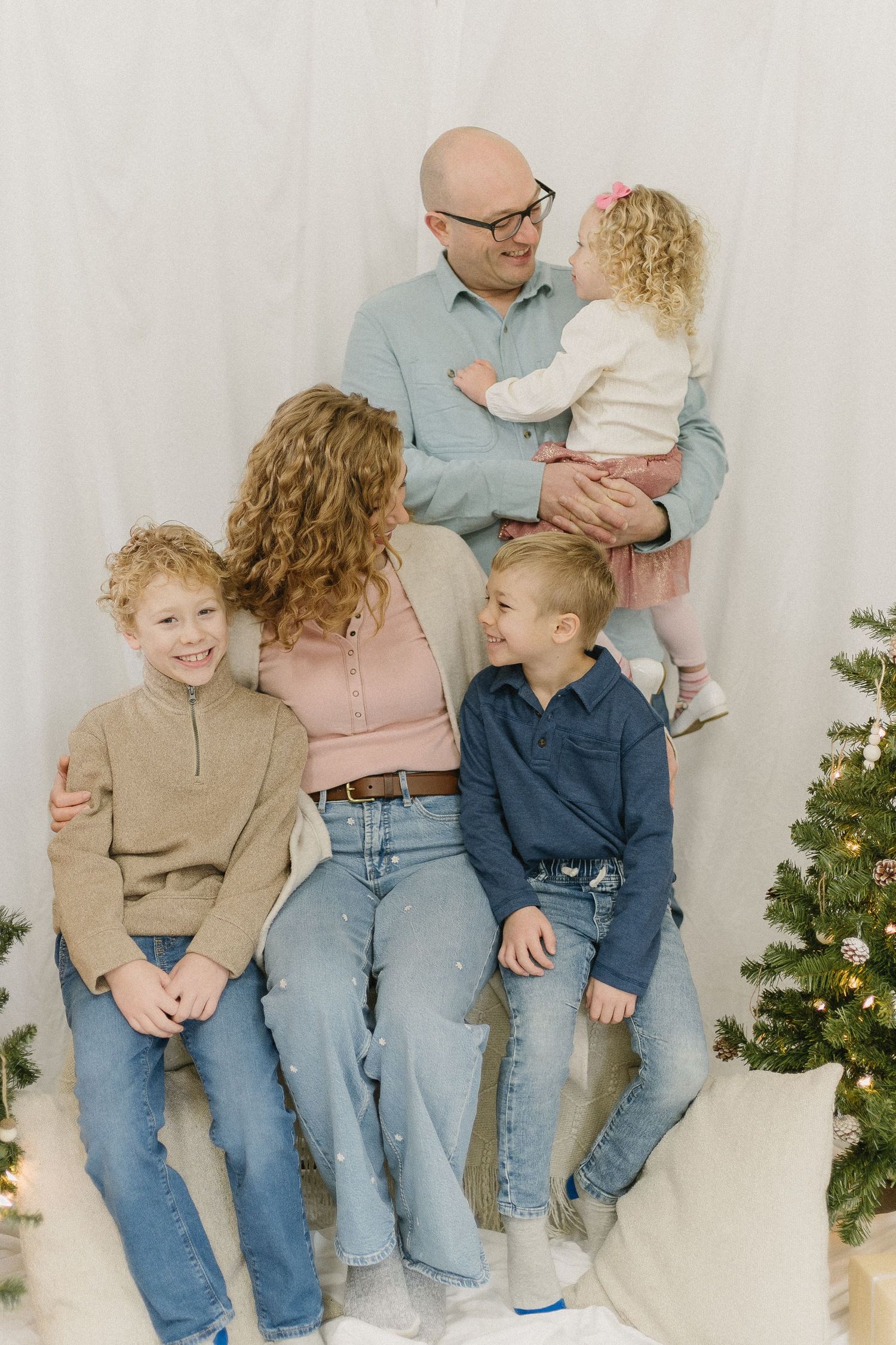 Holiday family photos in Prince Edward Island.