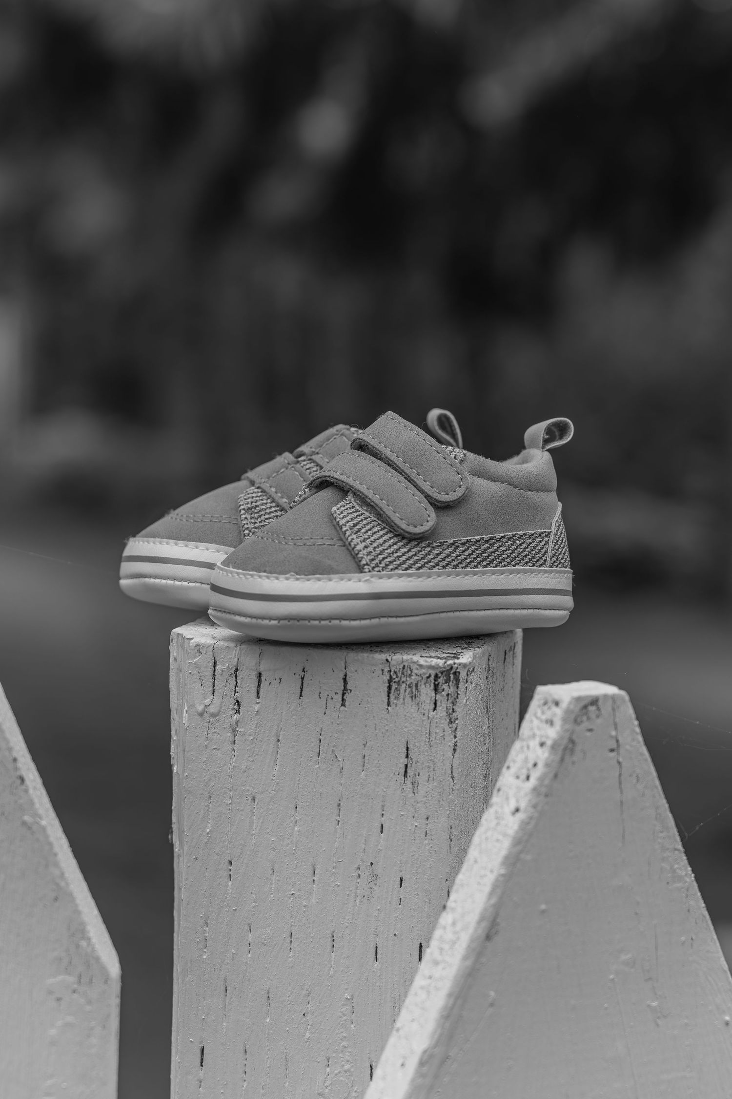 Couple maternity session photographed in a park