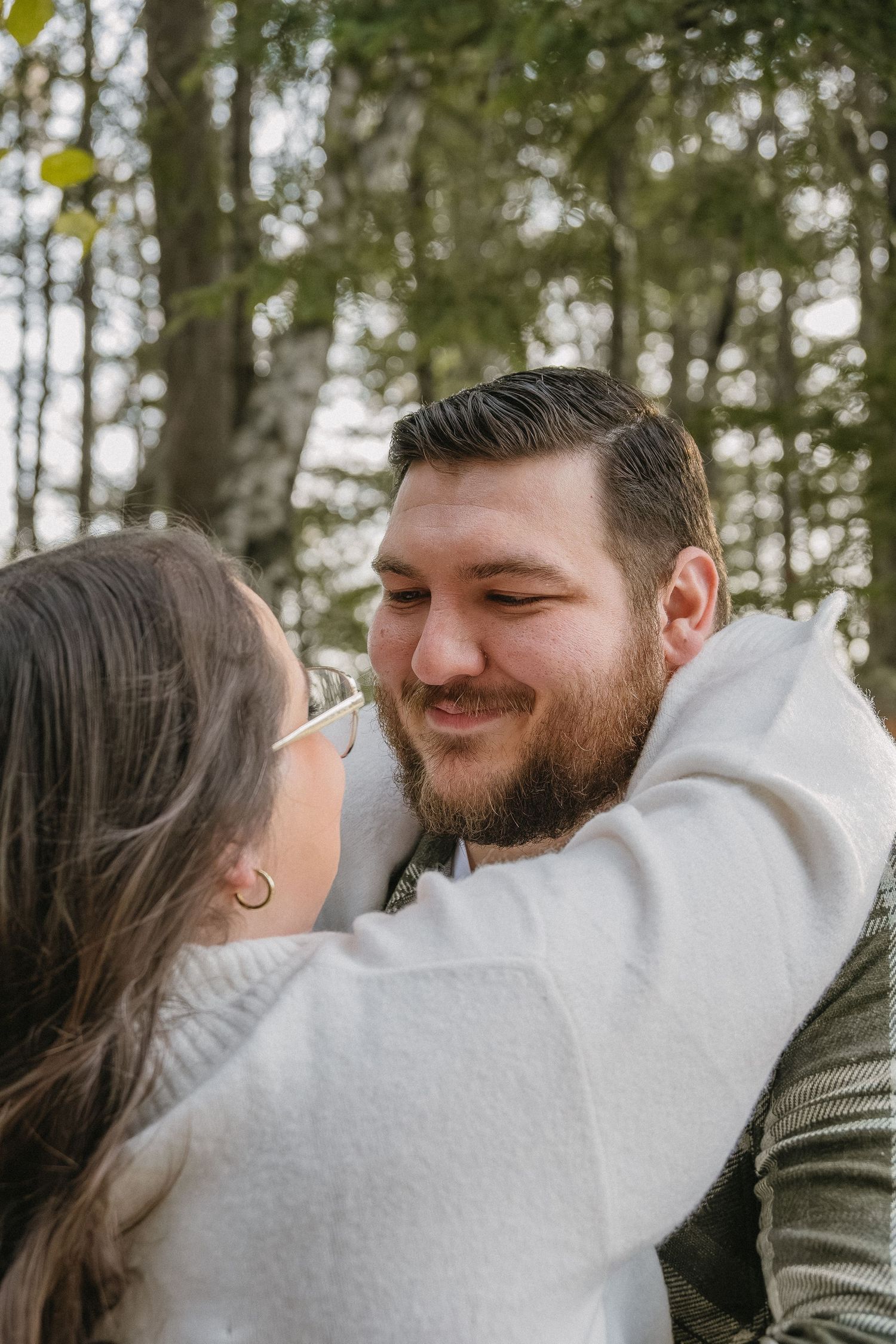 Woods couples photography session in NB