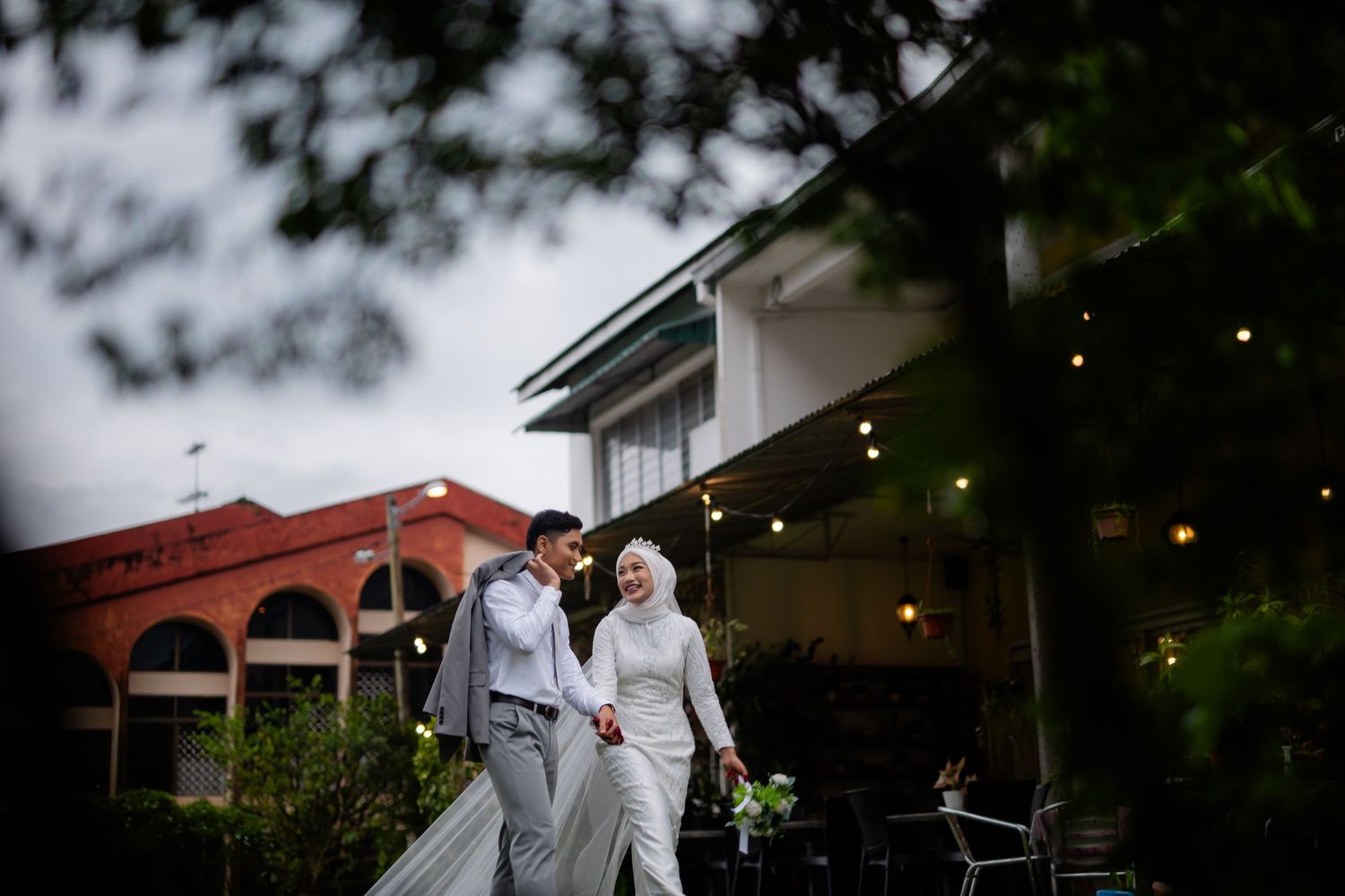 Malay wedding tema garden
