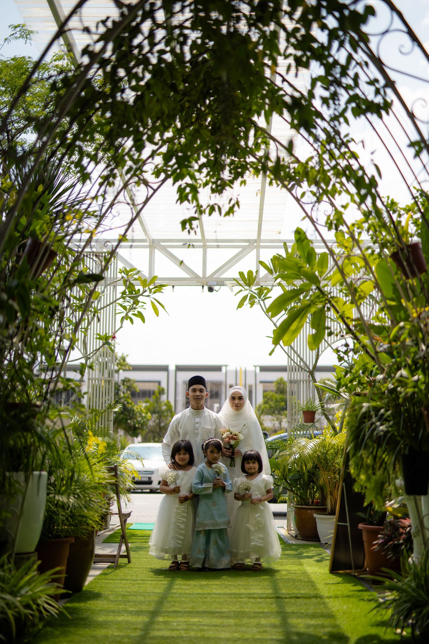 Malay wedding tema garden