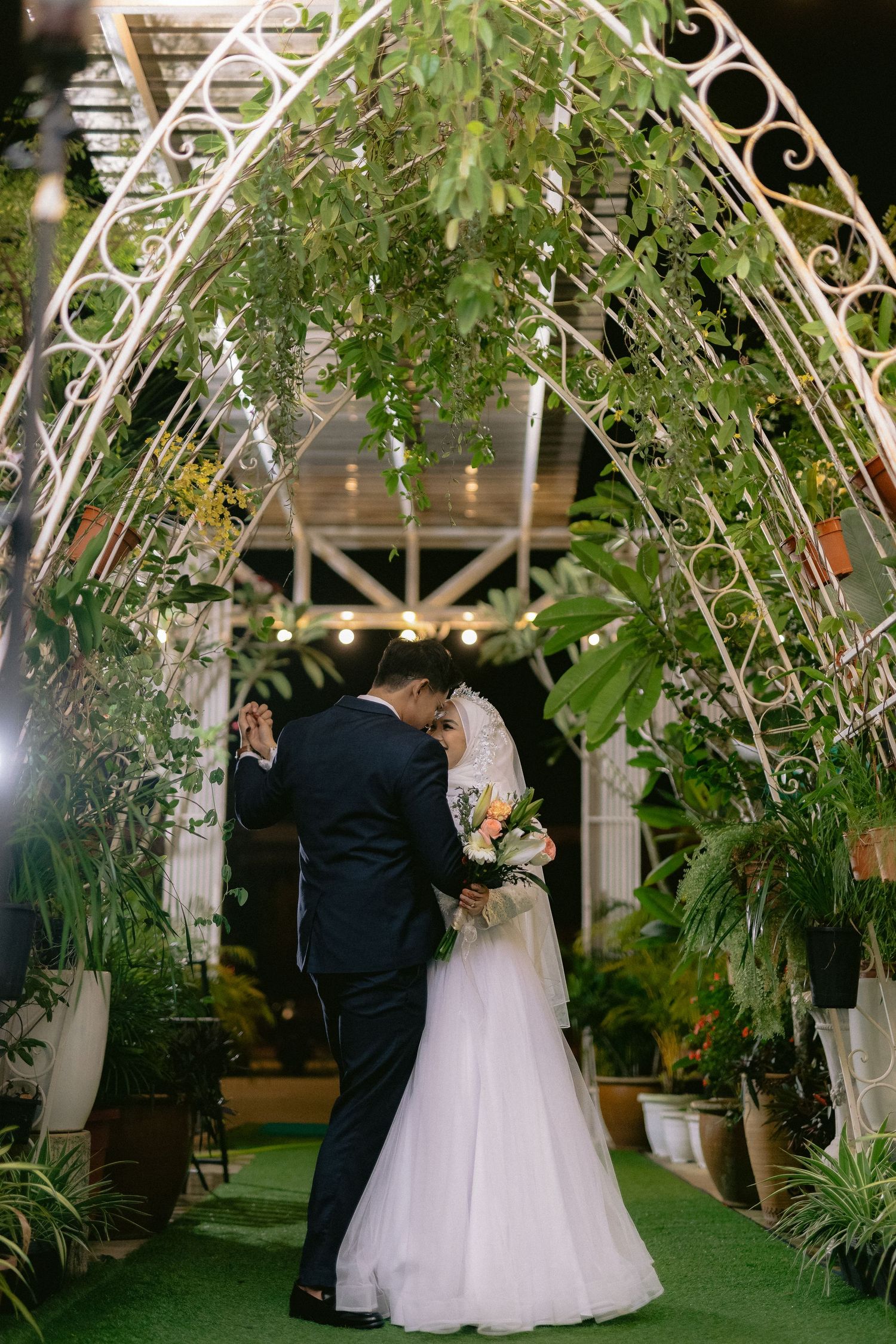 Malay wedding tema garden