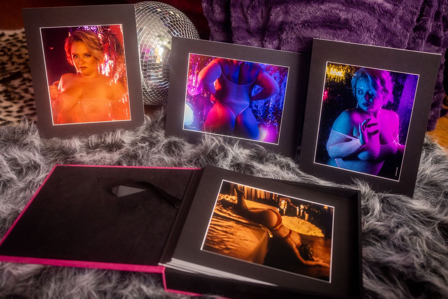 Sheila Pevey Boudoir published photographer in Georgetown, South Carolina. Folio box