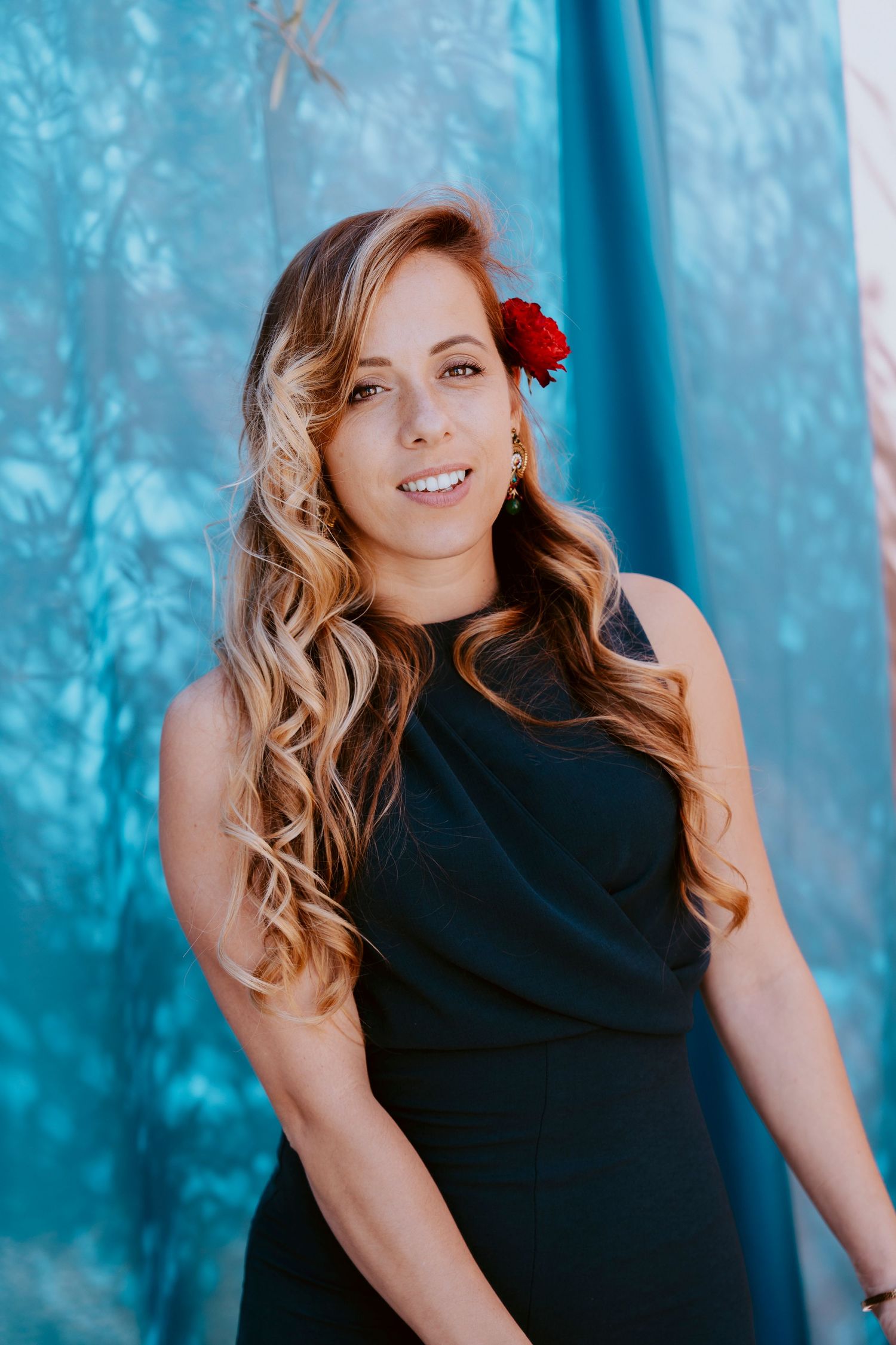 Portrait dynamique et coloré, image de marque, personal branding