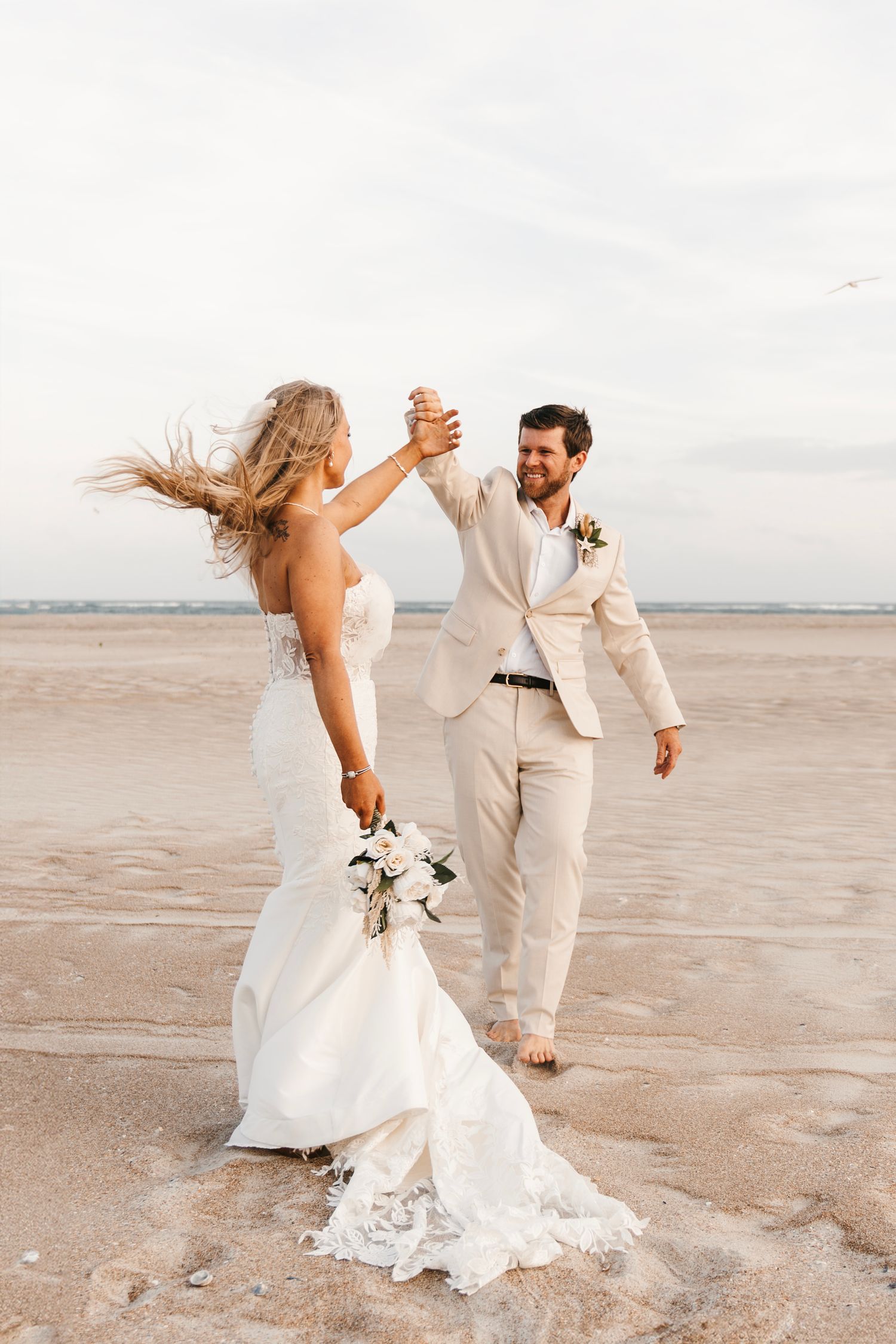 Emerald Isle beach wedding video at The Point by AKL Photo and Films capturing ocean views, sunset moments, and romantic coastal vows.