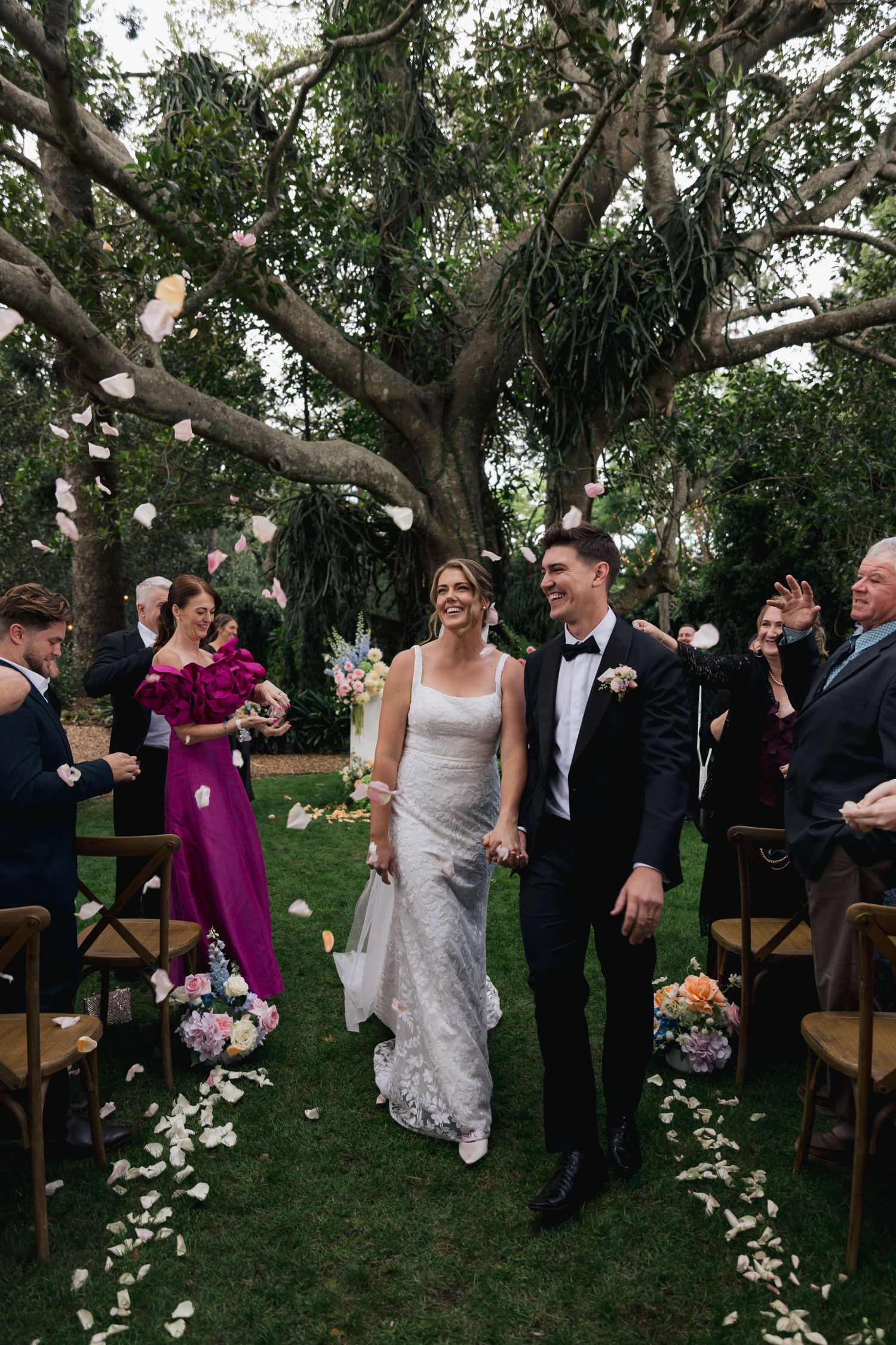 wedding ceremony at Gabbinbar Homestead Toowoomba brisbane wedding photography