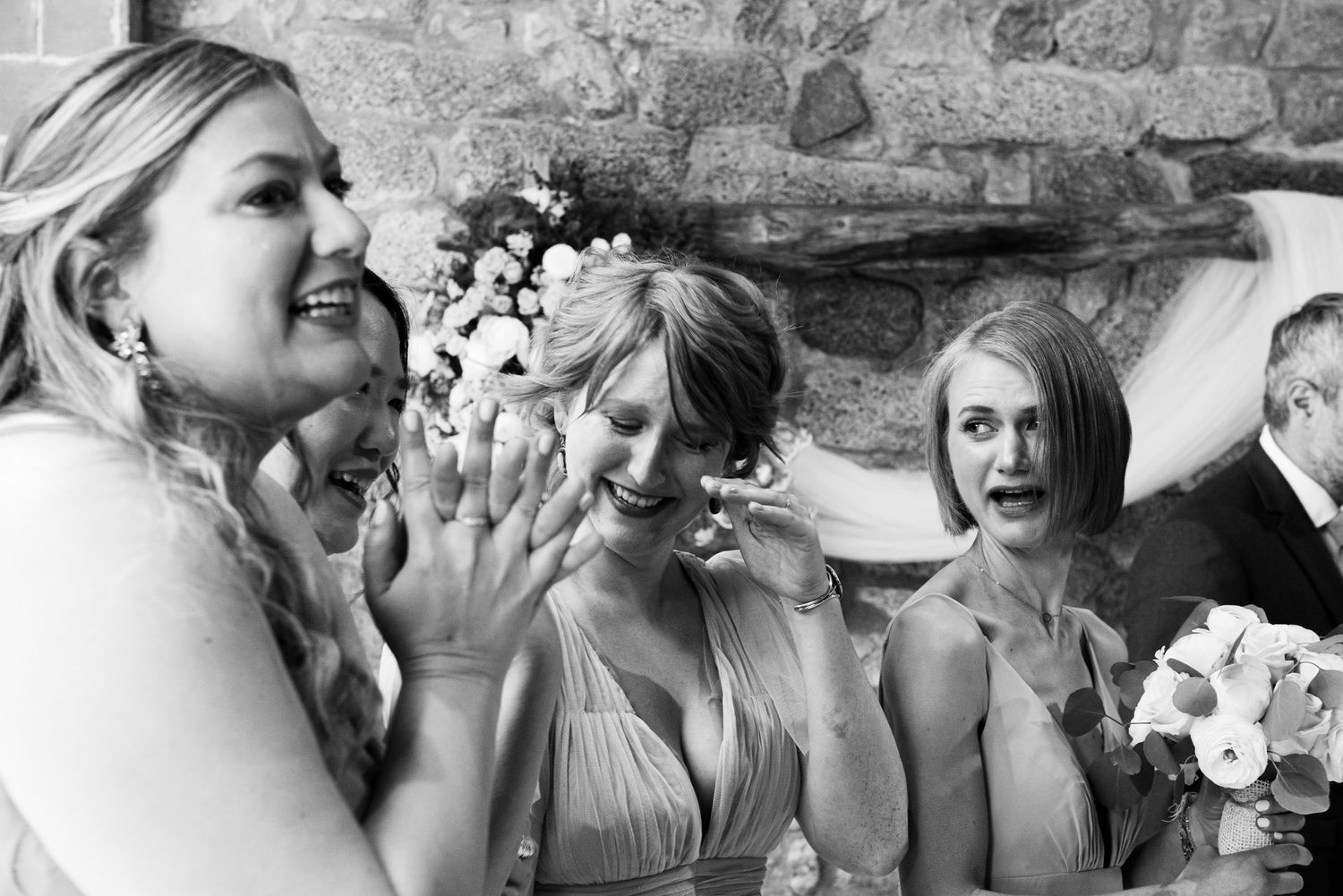 Wedding day moments