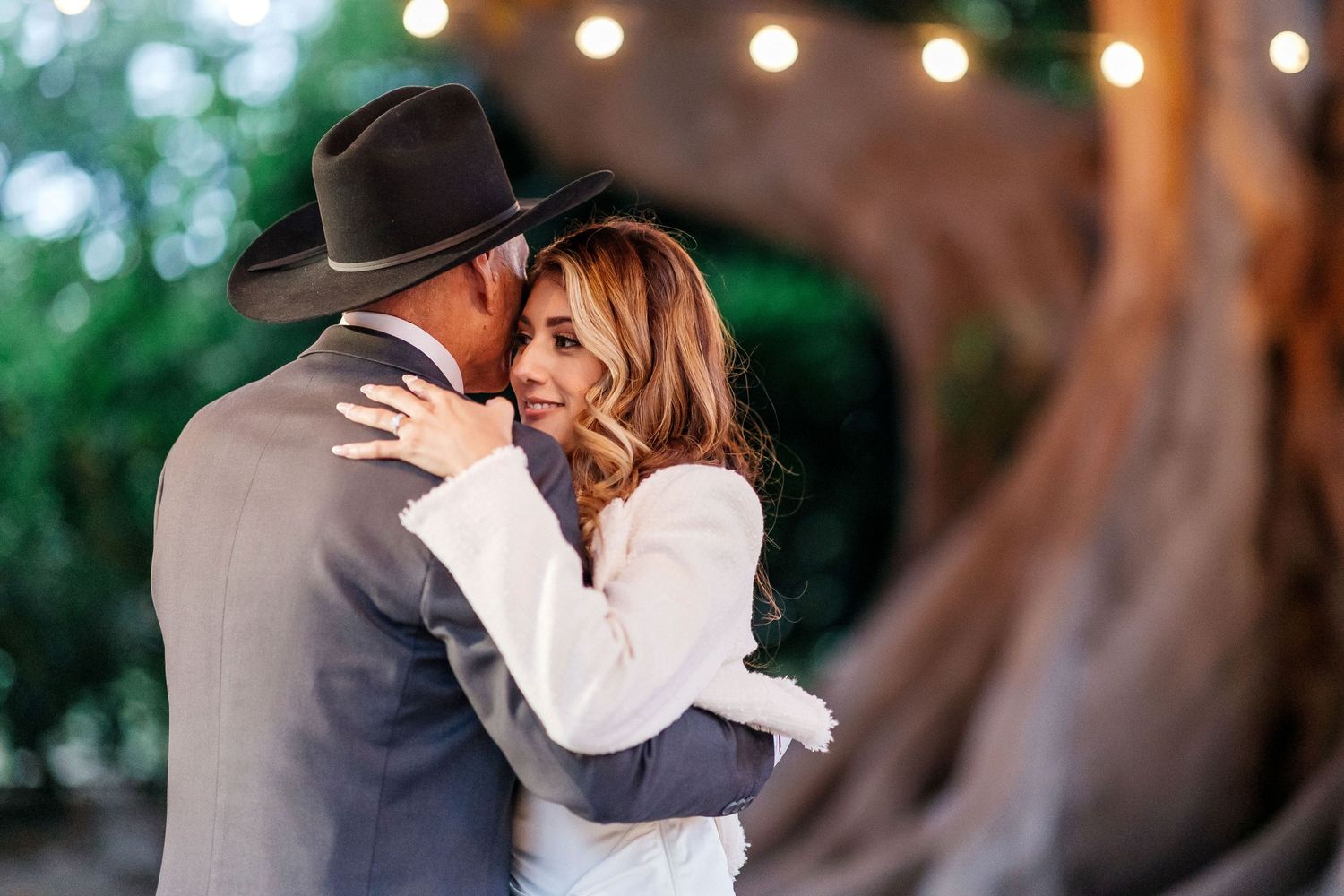 Couple being cozy that just got married
