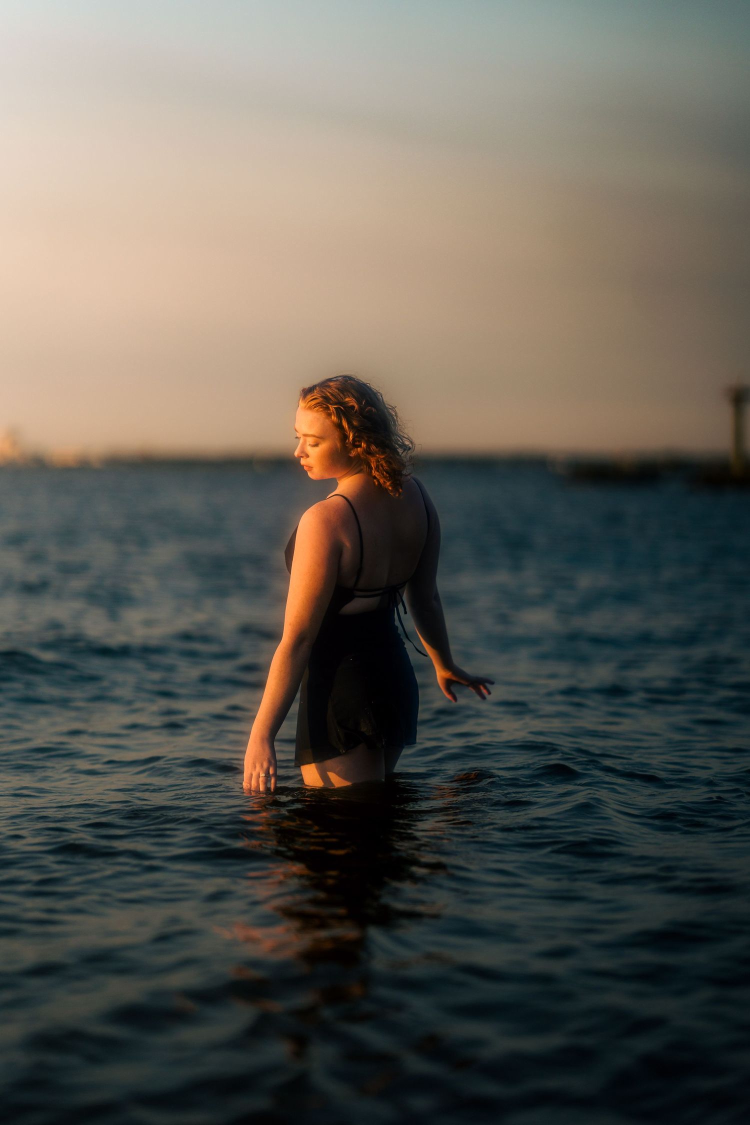 Creative portrait of a stunning girl