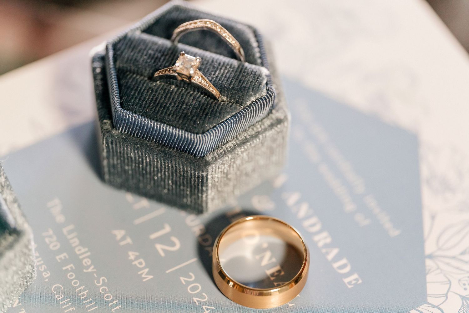 Detail shot in a wedding