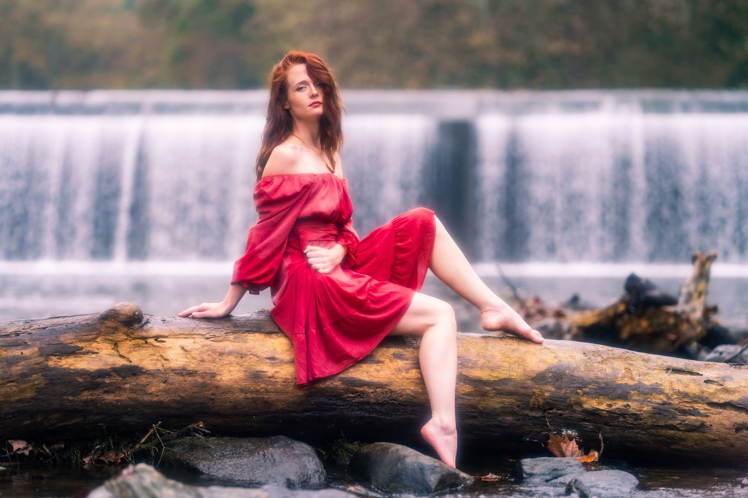 Creative portrait of a stunning girl