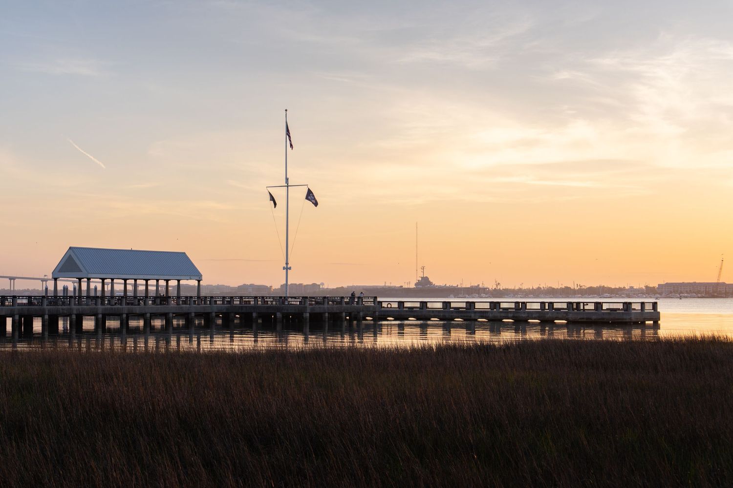 Downtown Charleston sunrise