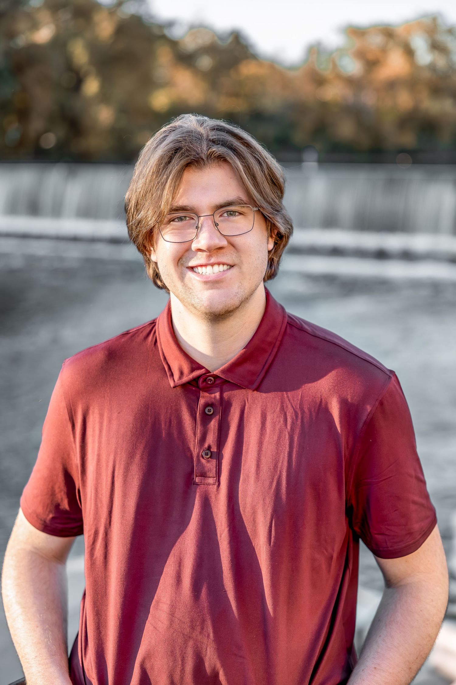 outdoor, riverside senior photo
