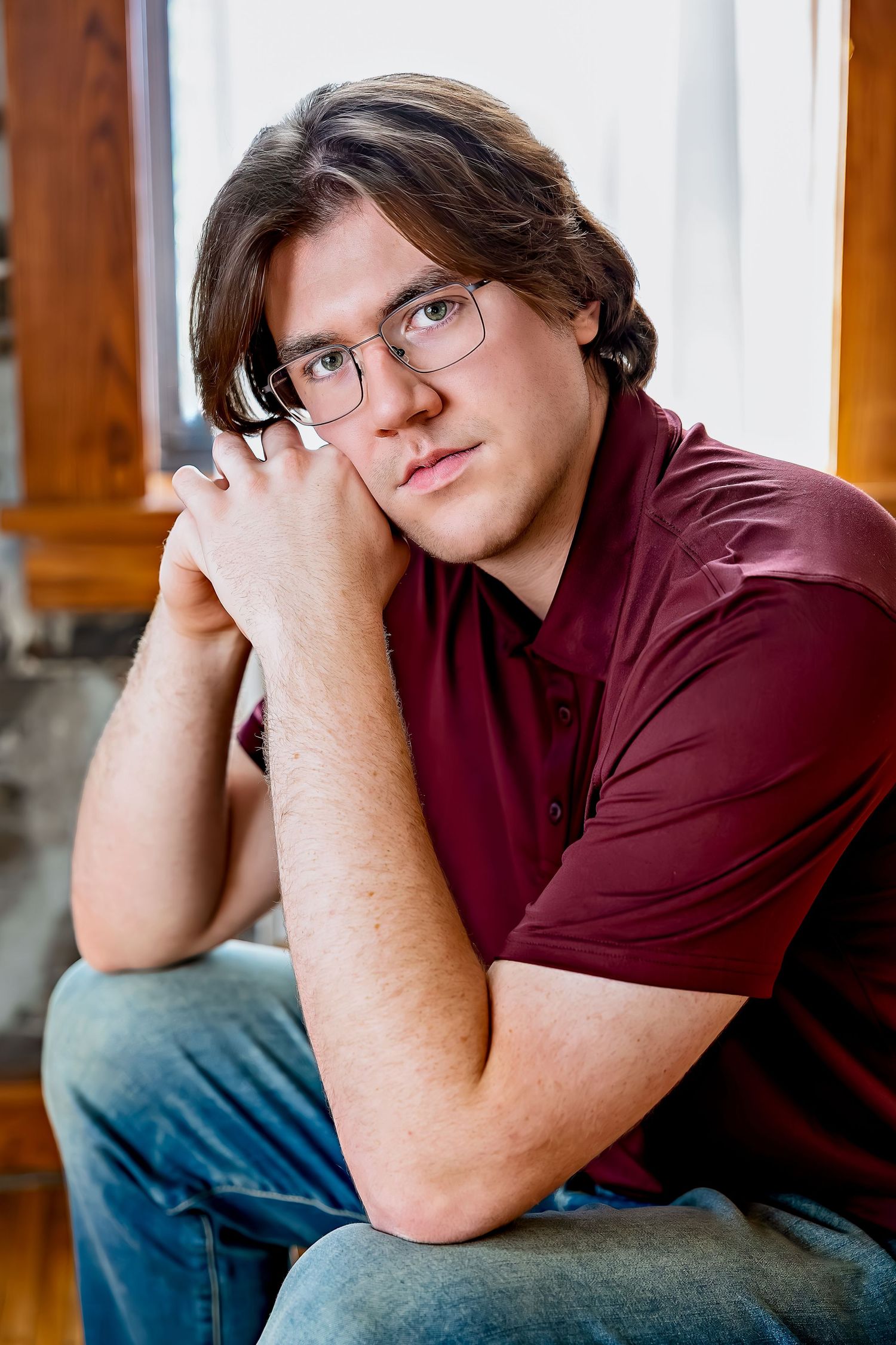 Indoor senior photo