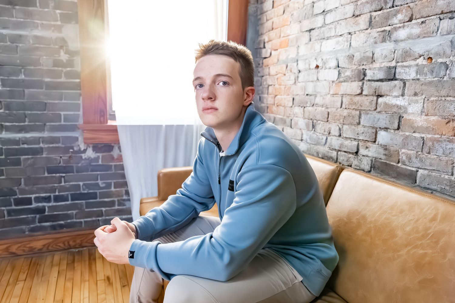 Indoor senior photo