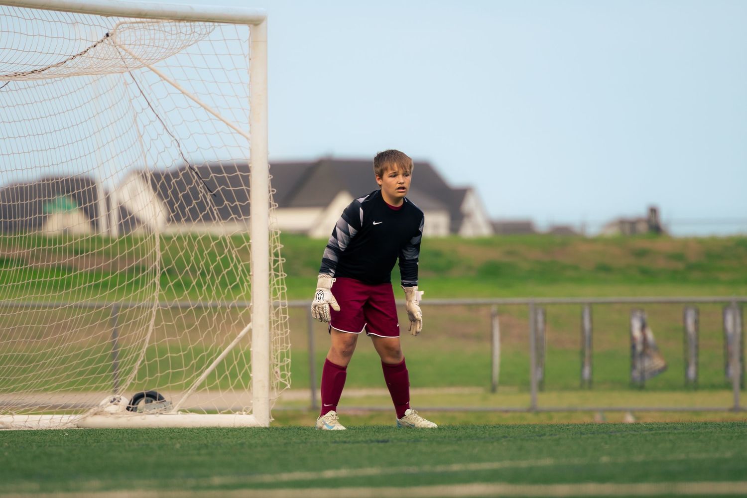 Pearson Patriots Goalie Corbin Reva
