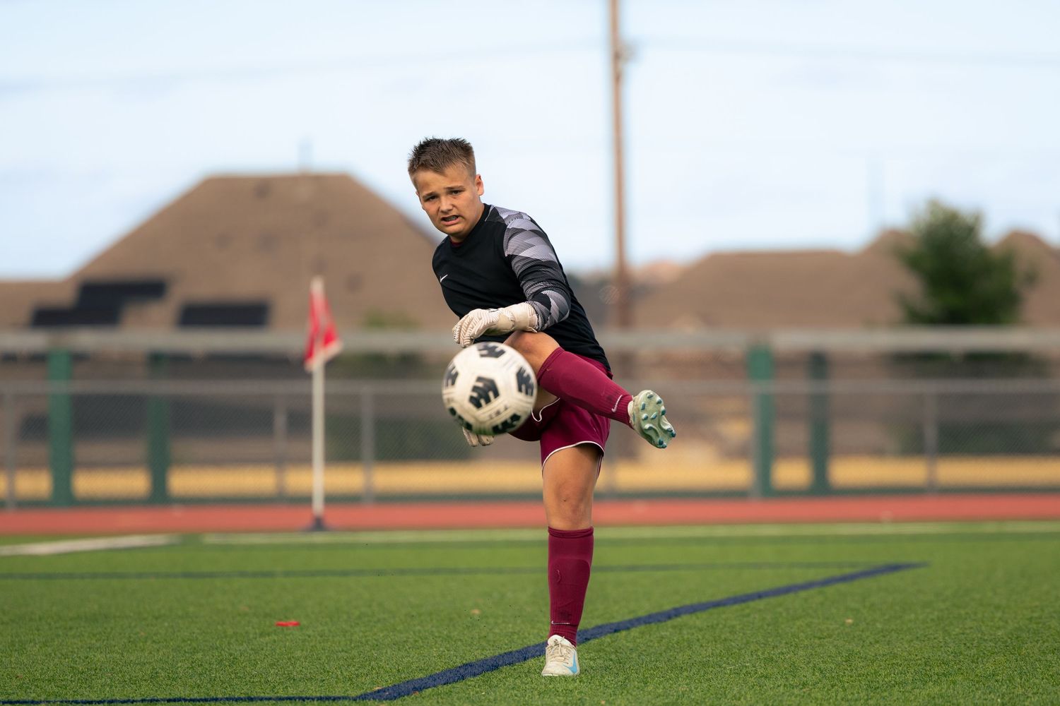 Pearson Patriots Goalie Corbin Reva