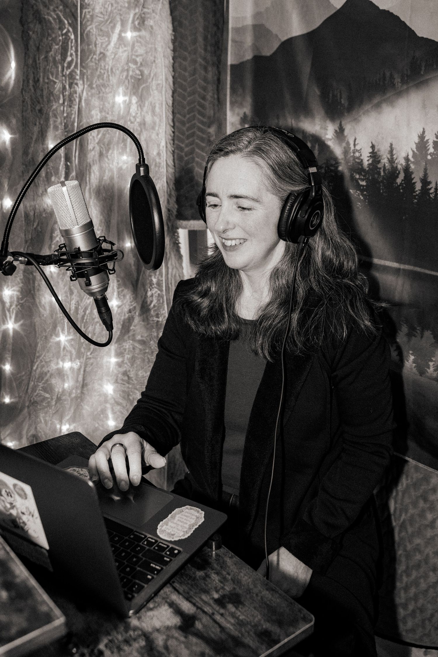 Brand photography in audio studio in Eau Claire Wisconsin