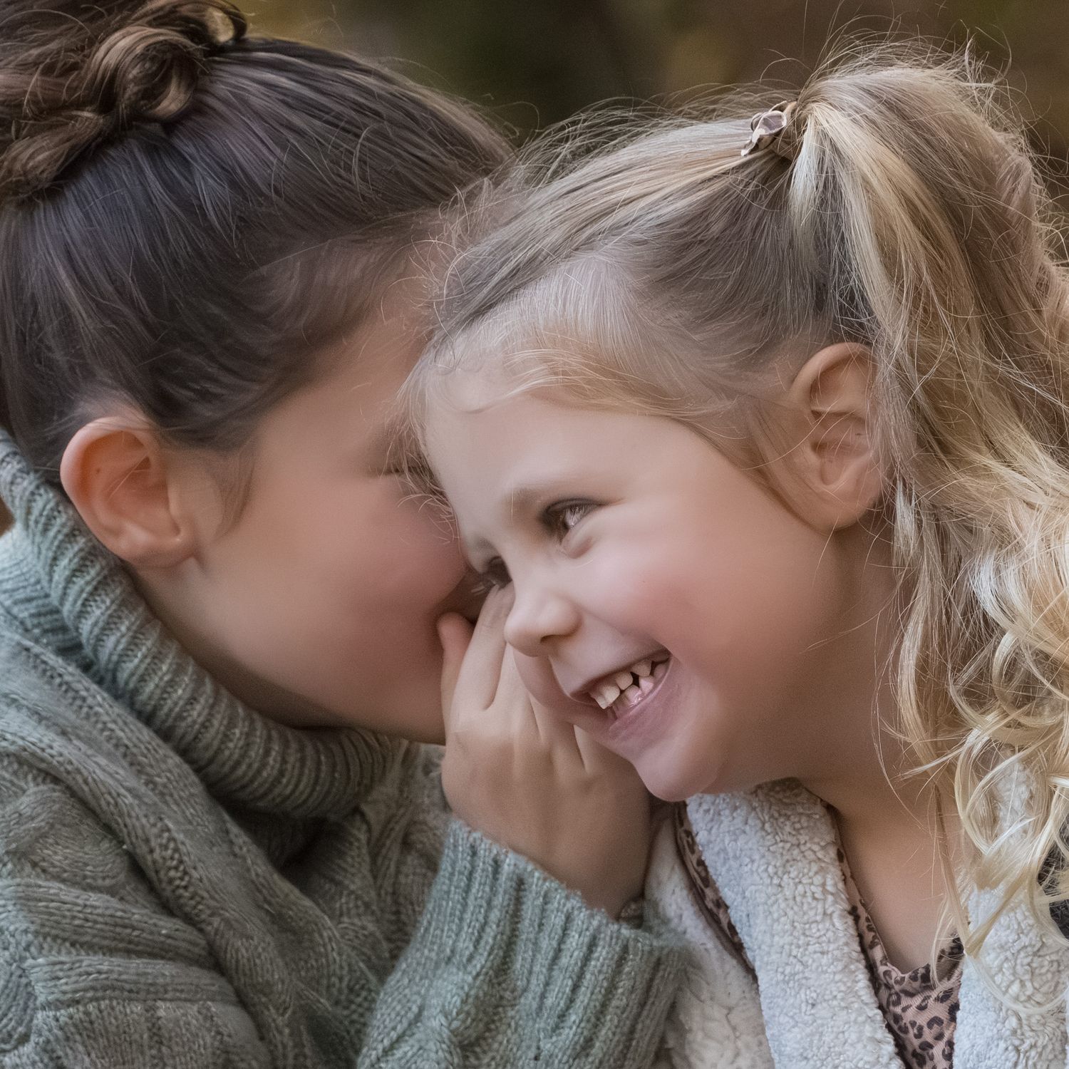 A heartwarming sequence of tender moments between parent and child showing affection and playful interaction.