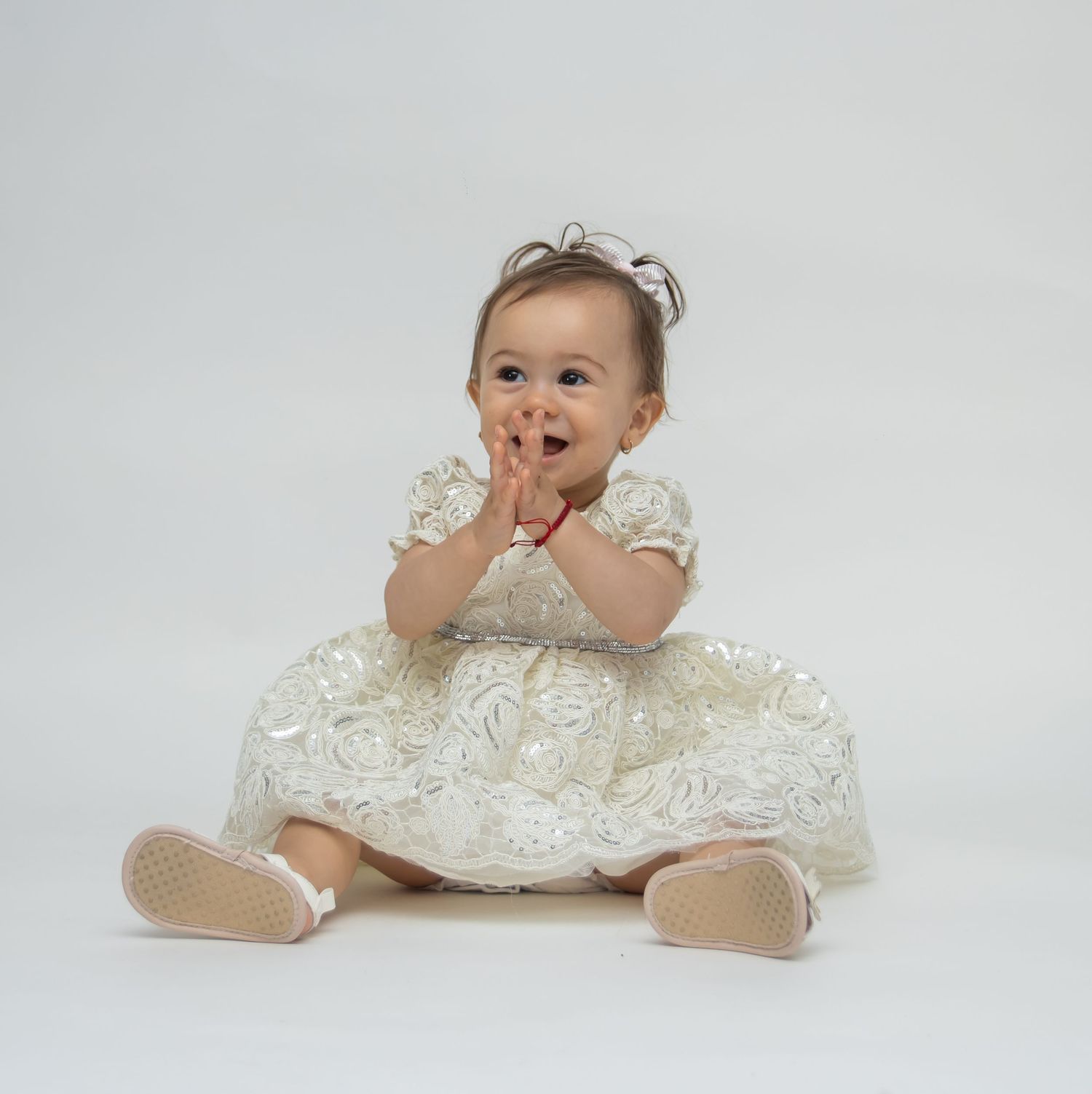 Amalia’s 1st birthday studio photo session in Cranbrook, Kent