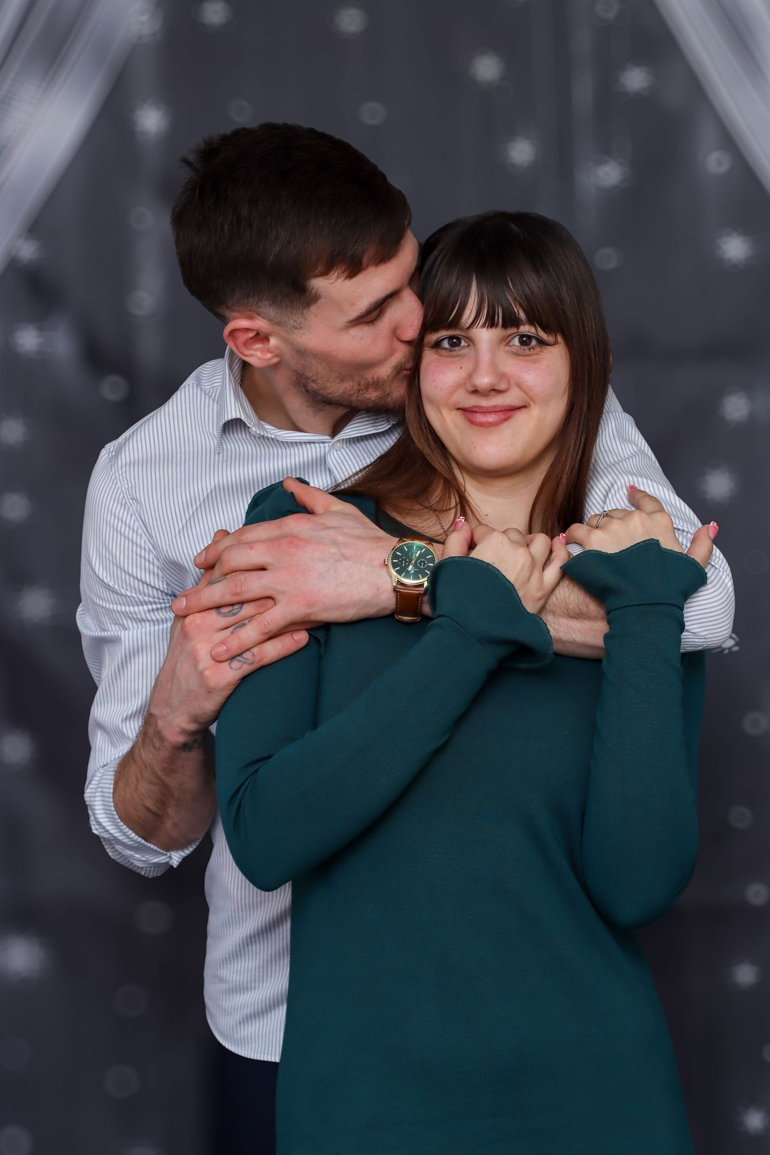 Corina and Ionita’s studio photo session in Cranbrook, Kent