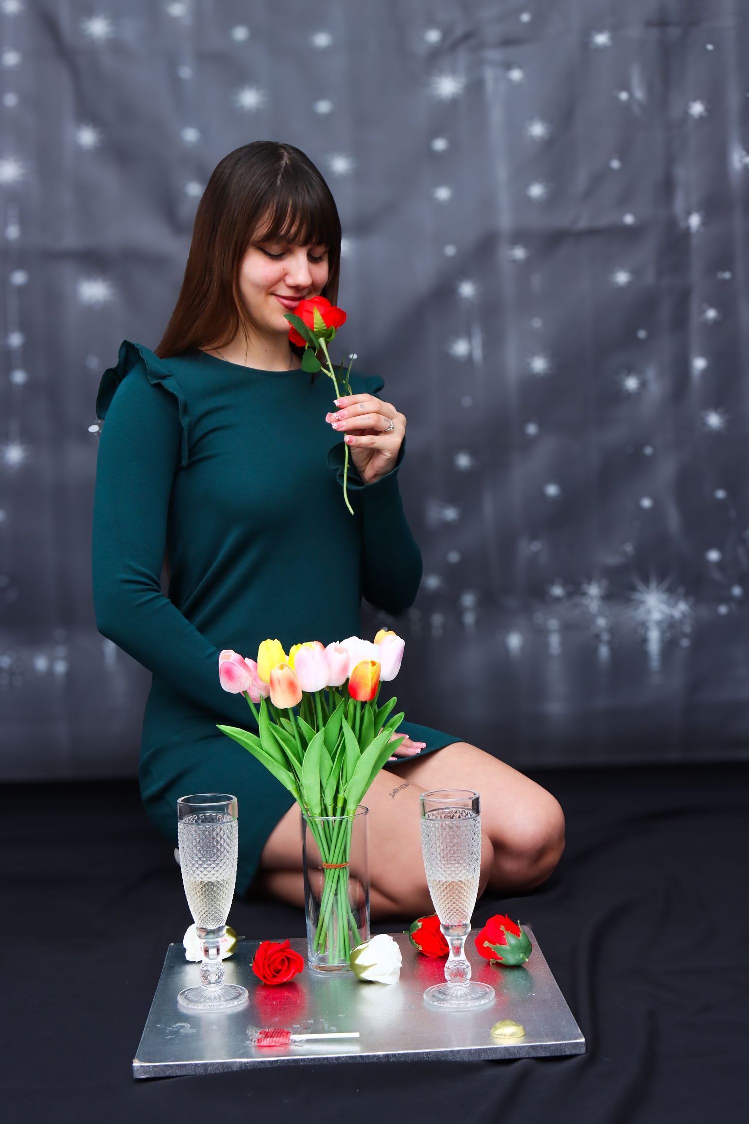 Corina and Ionita’s studio photo session in Cranbrook, Kent