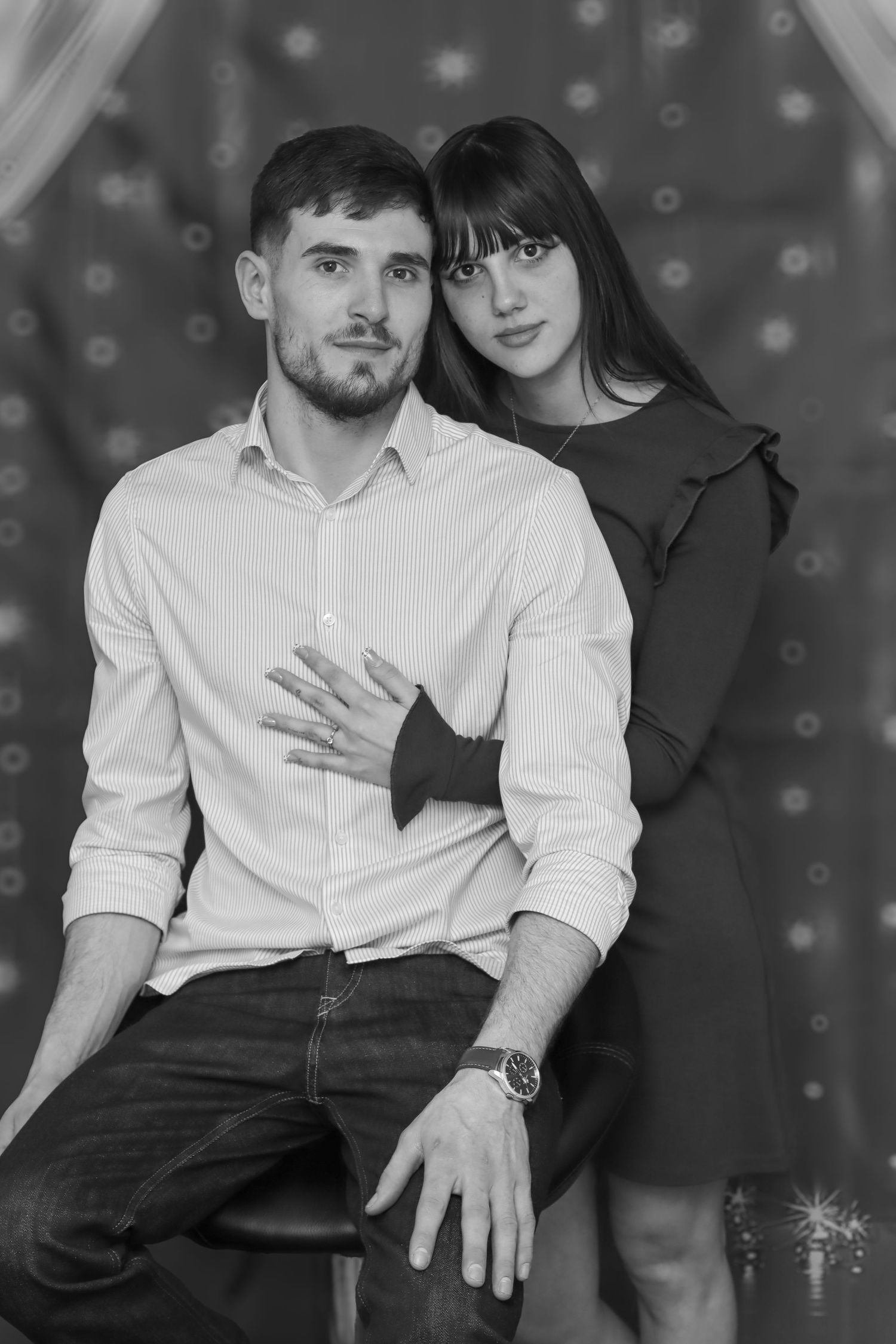 Corina and Ionita’s studio photo session in Cranbrook, Kent