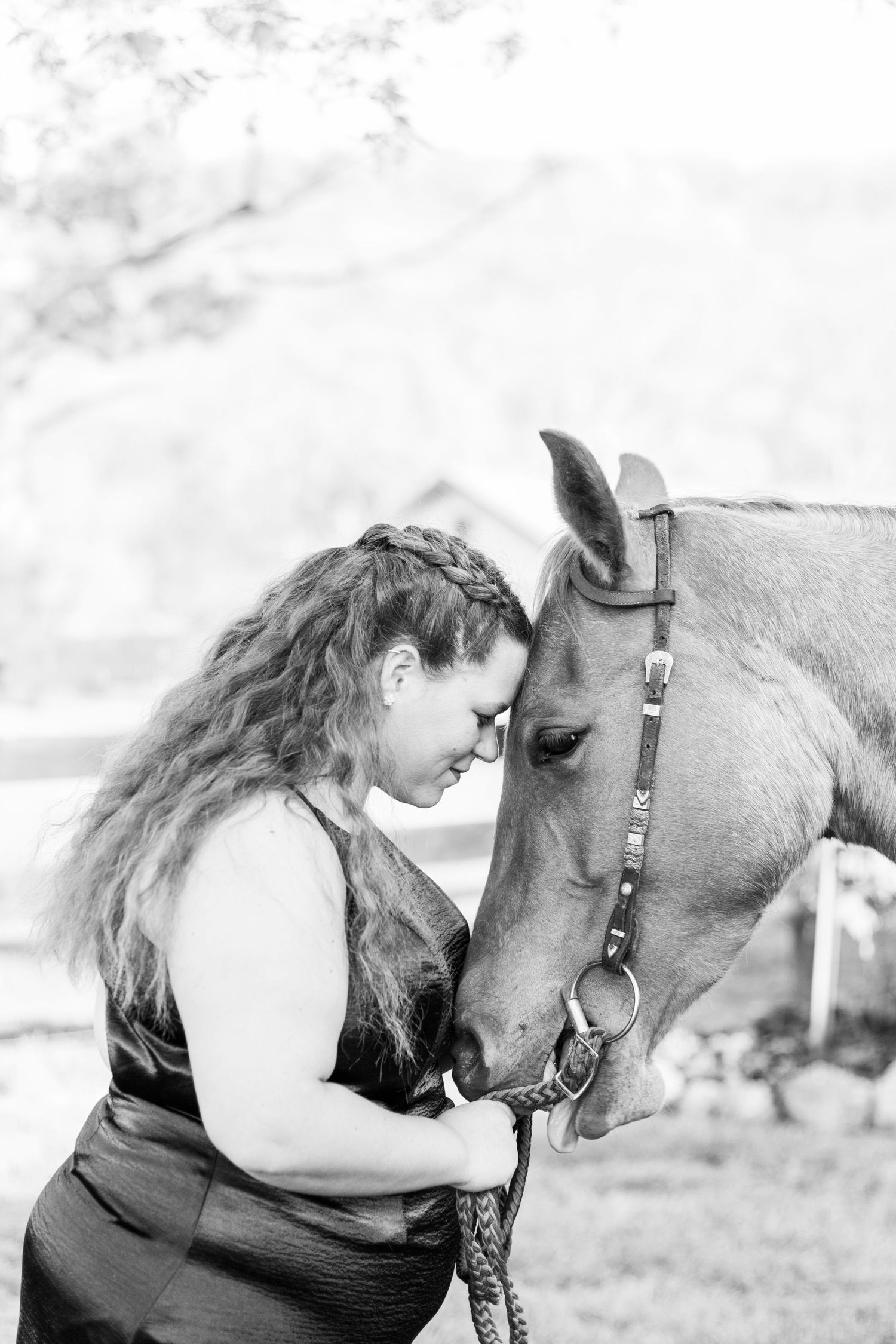 Senior Photo of a girl and a horse