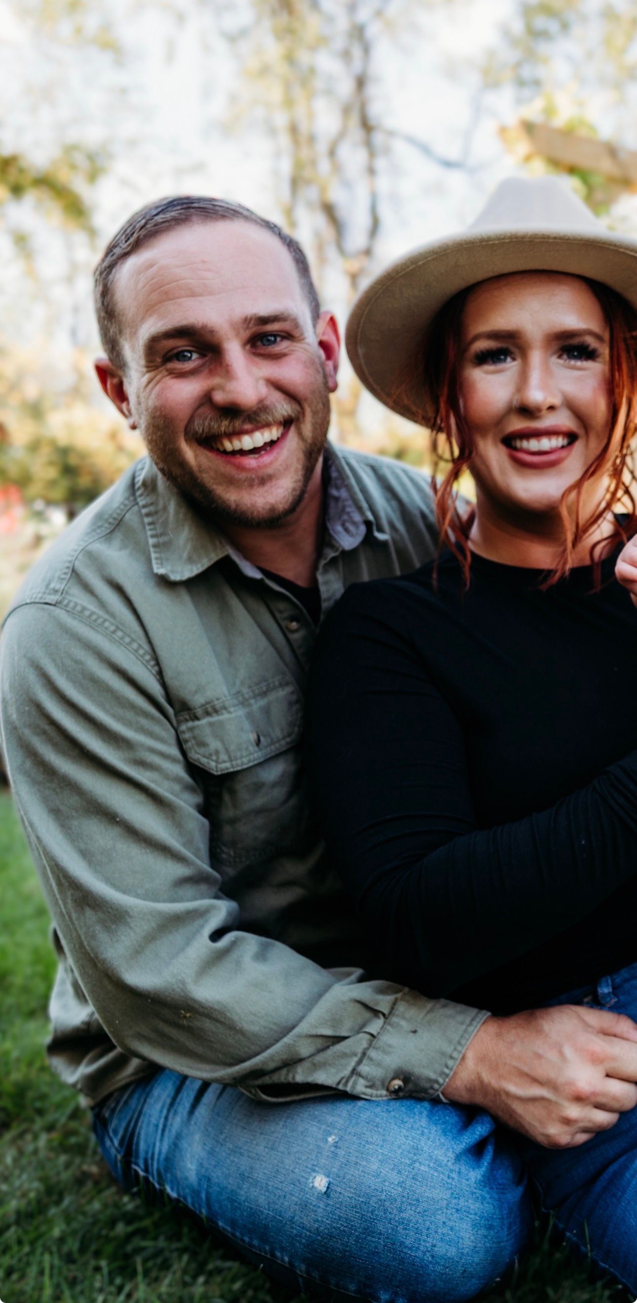 Michigan wedding planner and her husband.