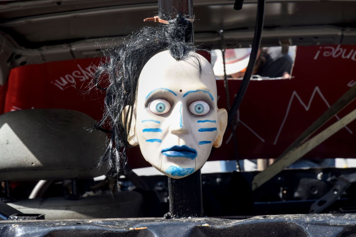 KF Media General Admission DEMO3 Indian Skull Face hood ornament  Ethan Boyles Photography