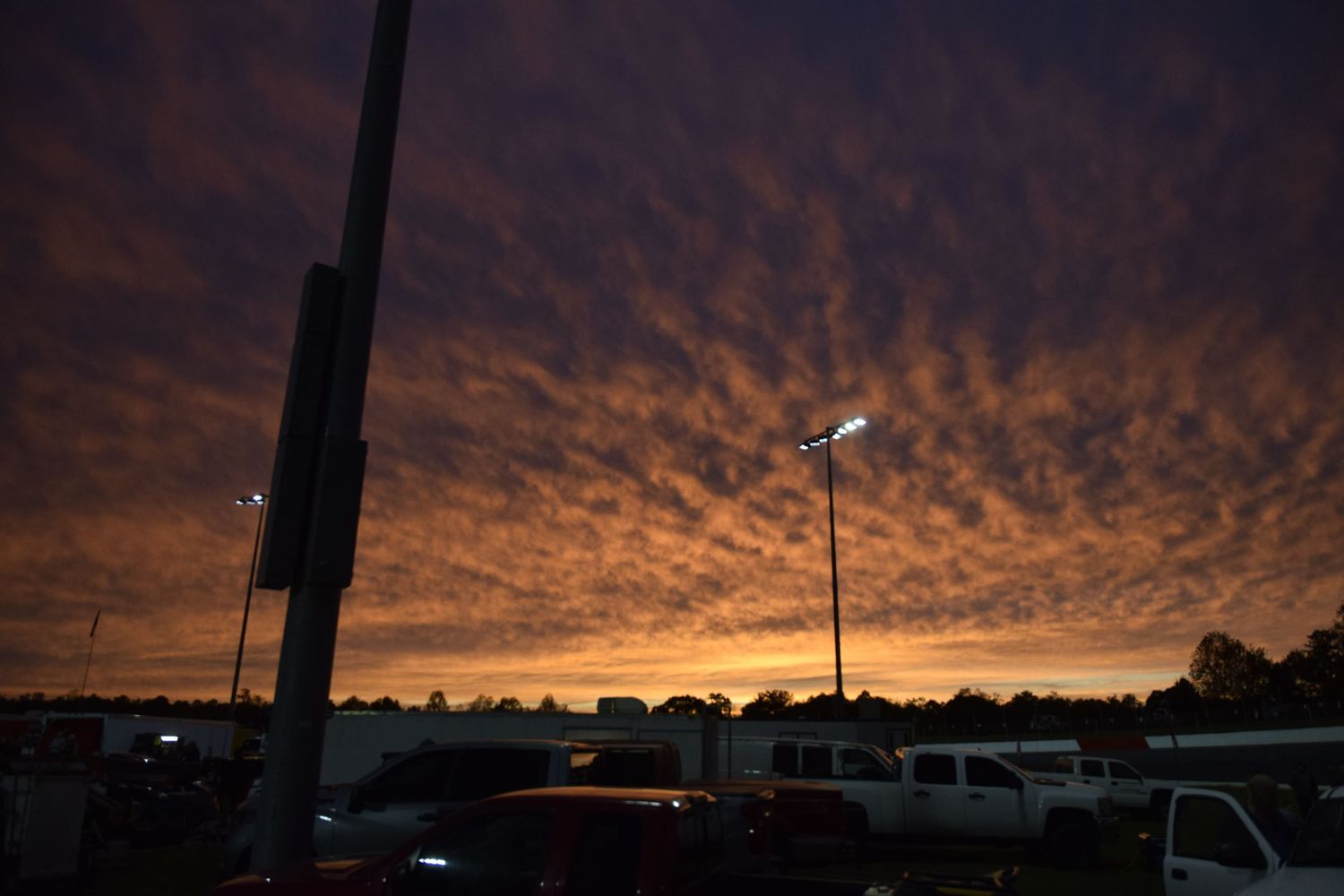 KF Media General Admission sunset at Tri-County Speedway  Ethan Boyles Photography