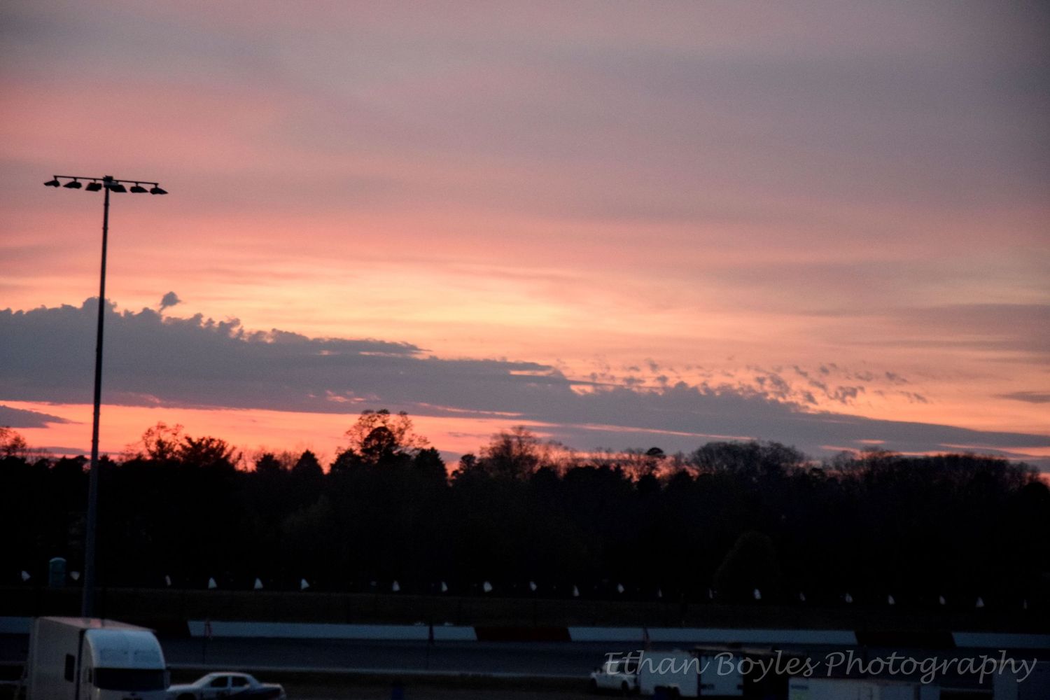 KF Media General Admission Tri-County Speedway Sunset Ethan Boyles Photography