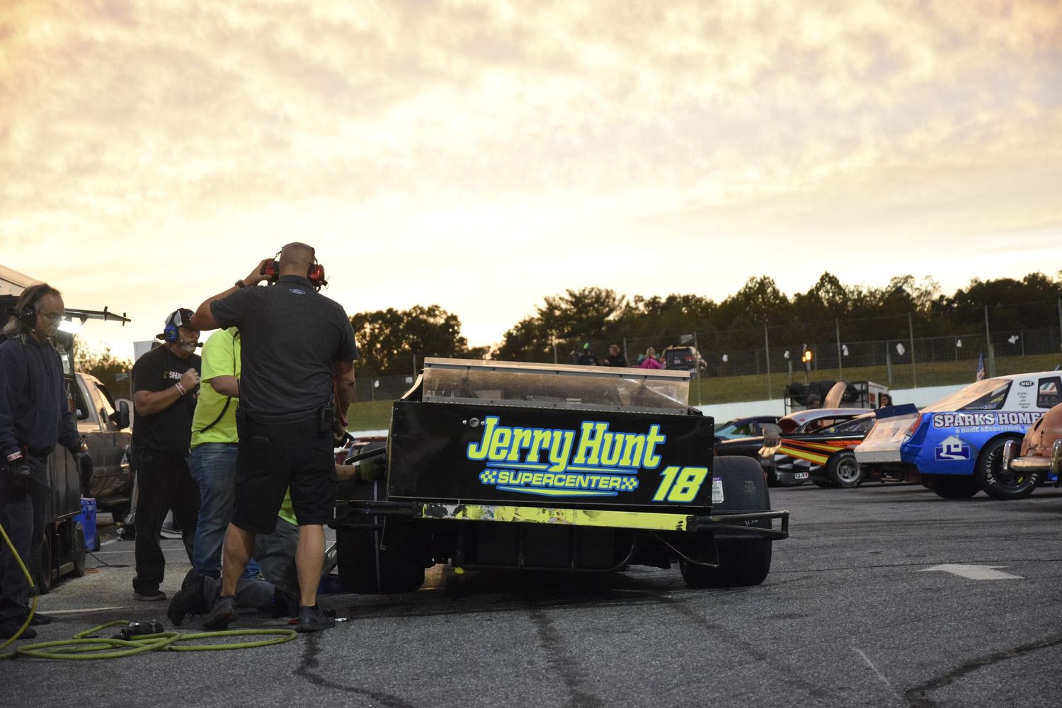 KF Media General Admission Raceday Sunset at Tri-County Speedway Ethan Boyles Photography