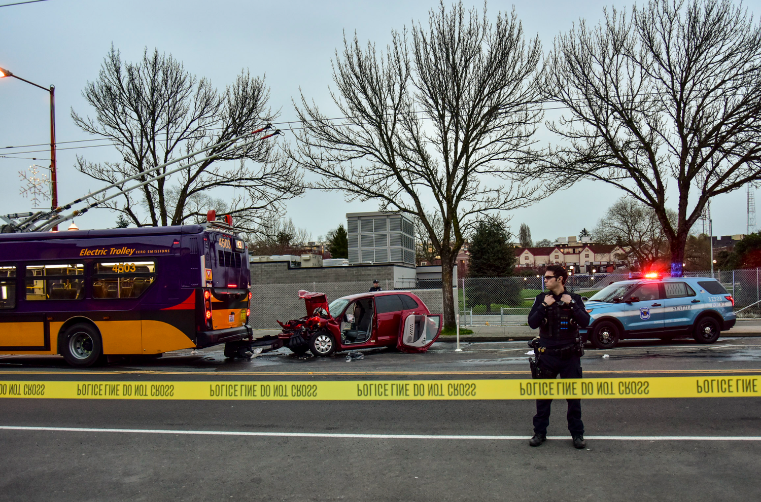 2015 - Accident between a city bus and pedestrians on Broadway in Capitol Hill, Seattle
