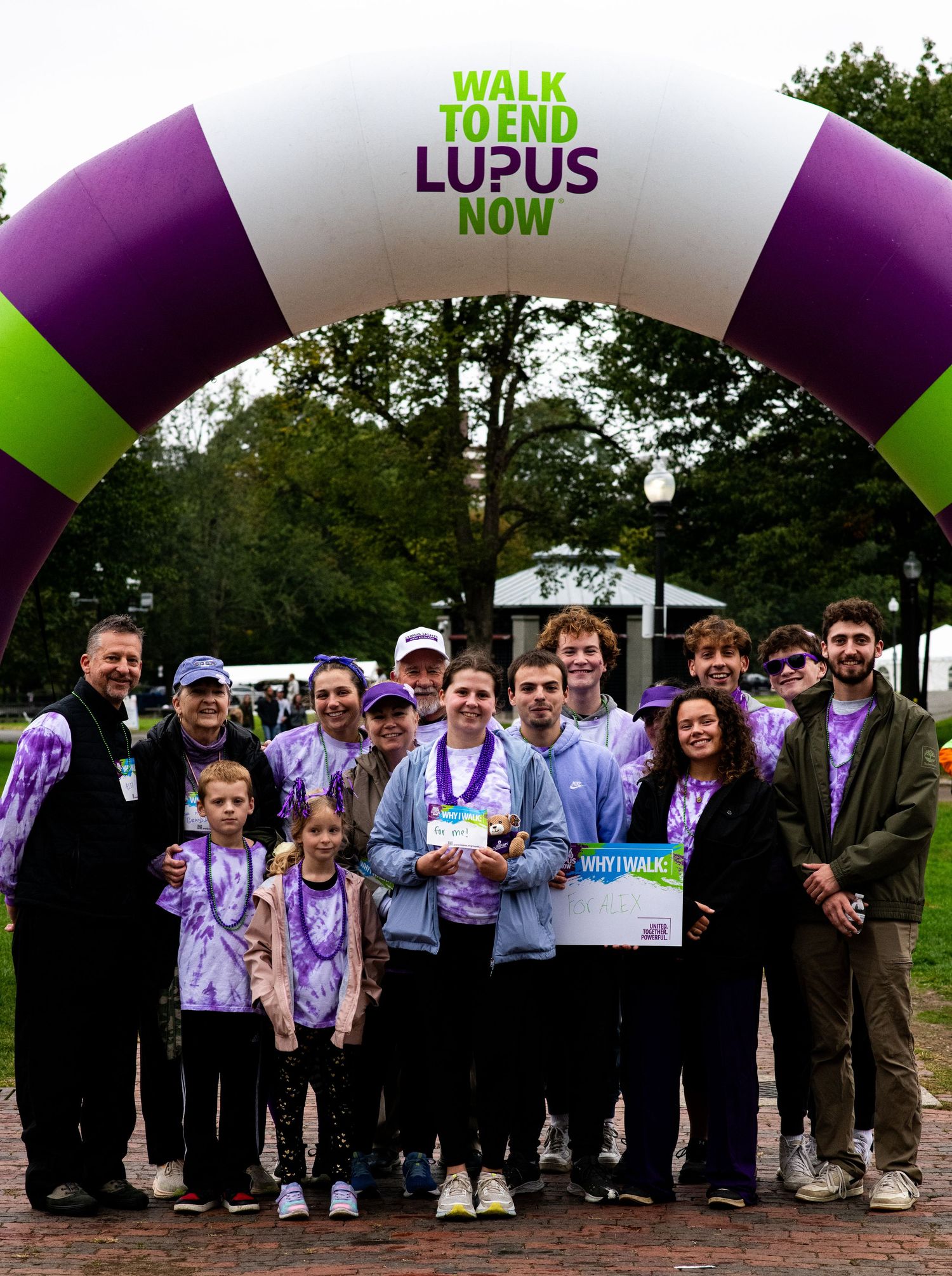 Group portrait at a nonprofit event.