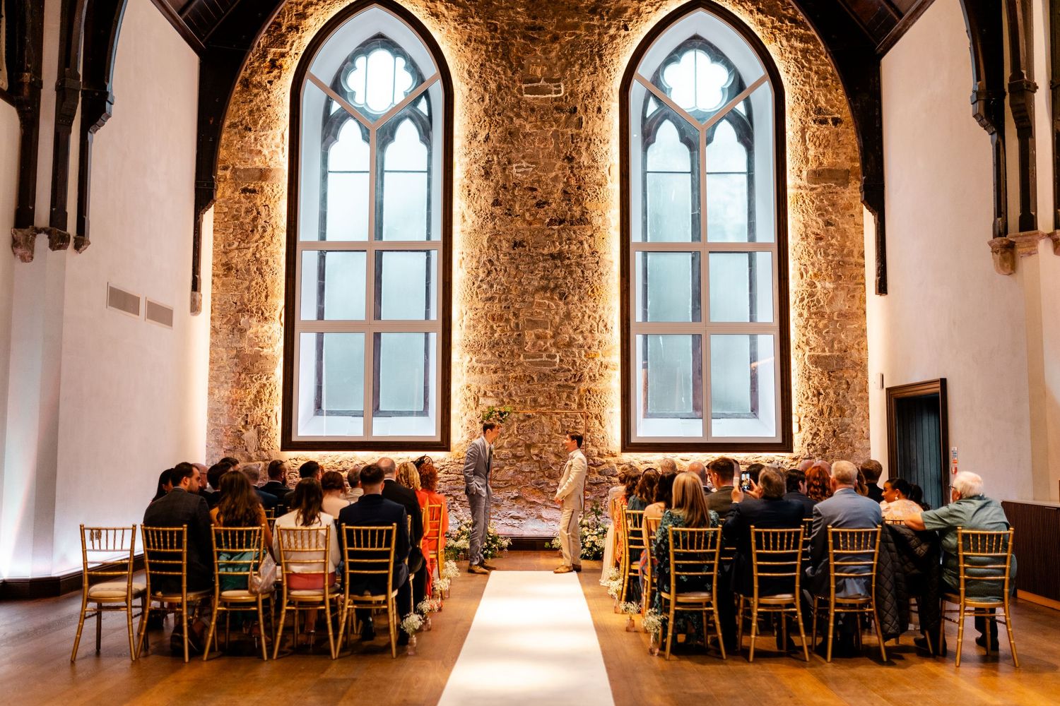 Wedding ceremony, Virgin hotel in Edinburgh City Scotland