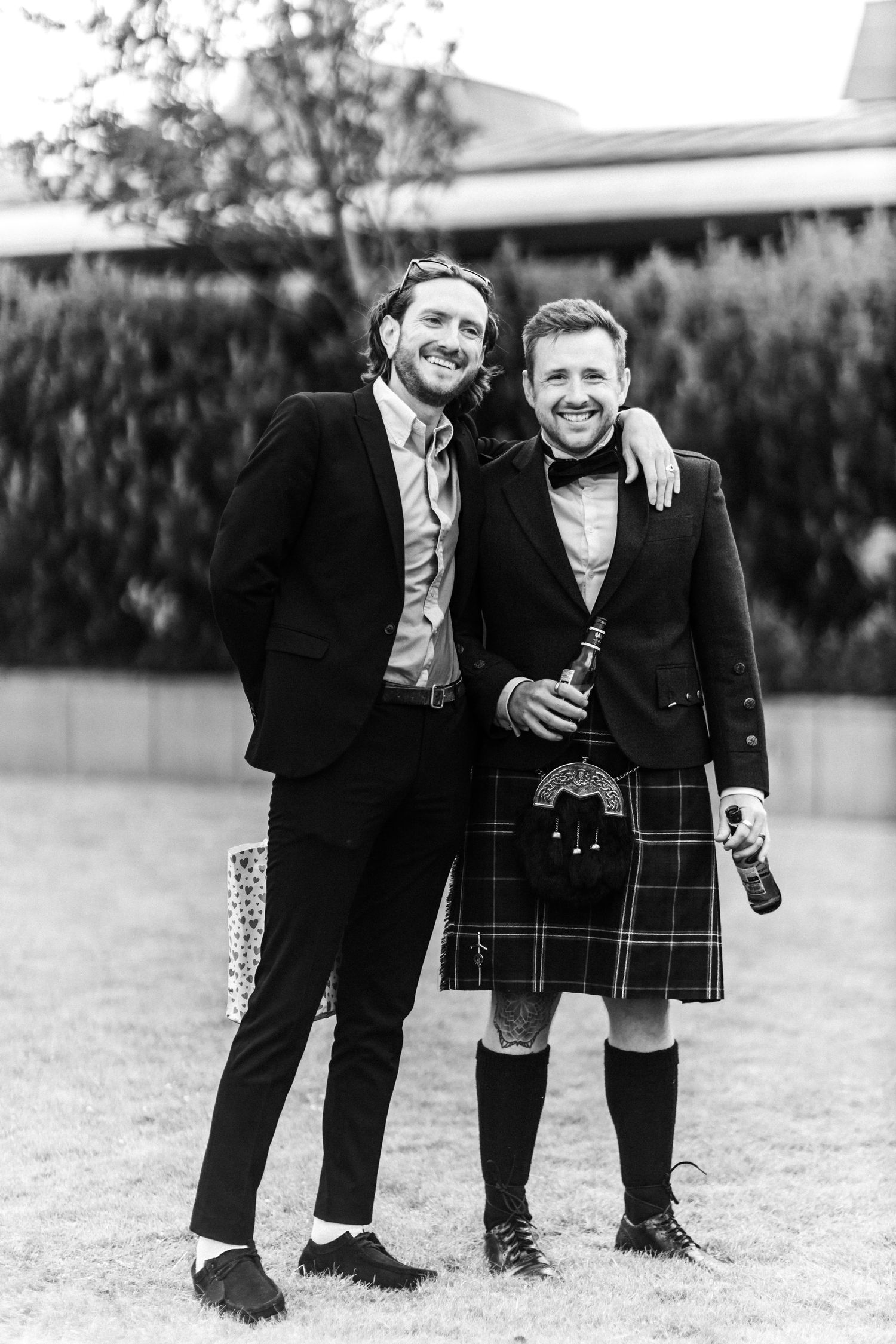 outdoor wedding, Glass House Edinburgh City Scotland,
