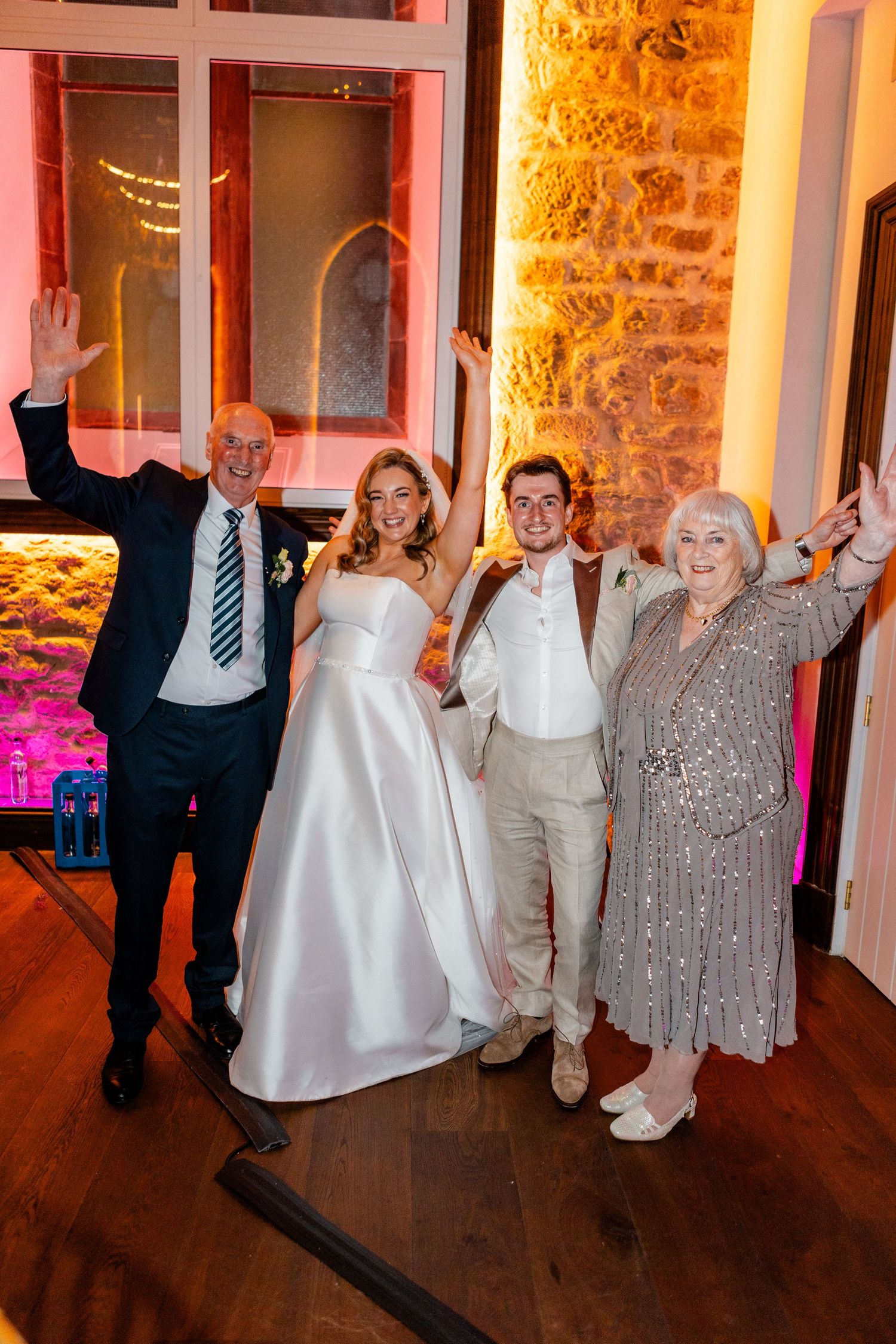 Wedding Party Virgin hotel in Edinburgh City Scotland