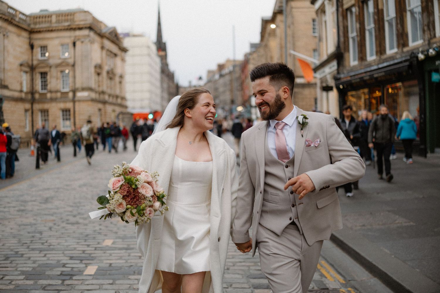Edinburgh Elopement wedding photos