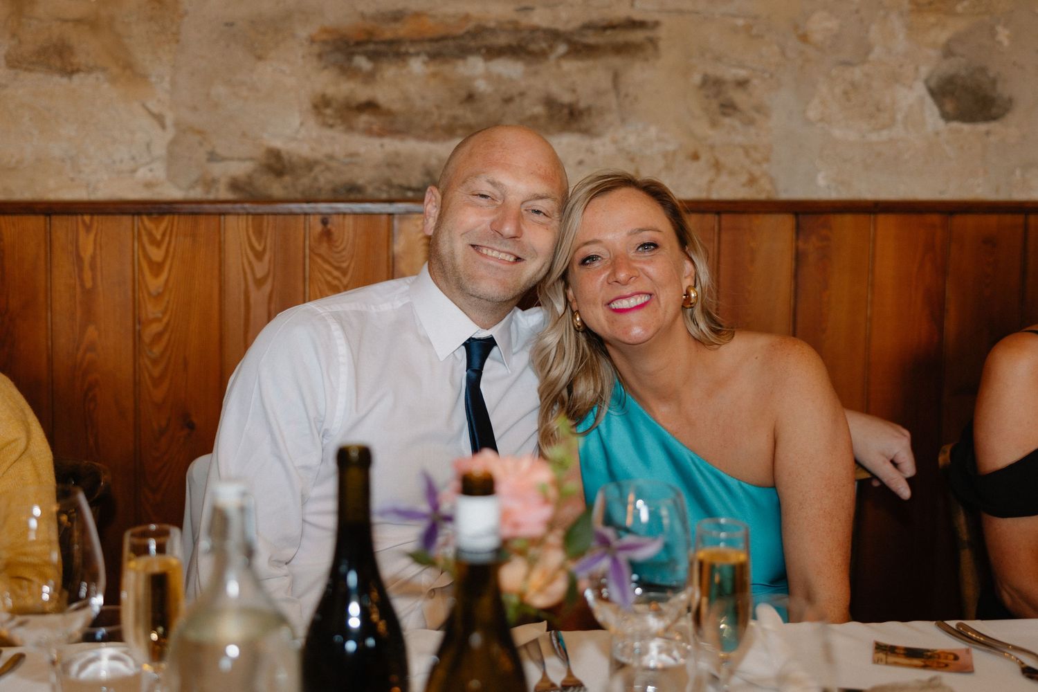 Speeches wedding meal at Rosebery Steading, Temple, Gorebridge, Scotland.
