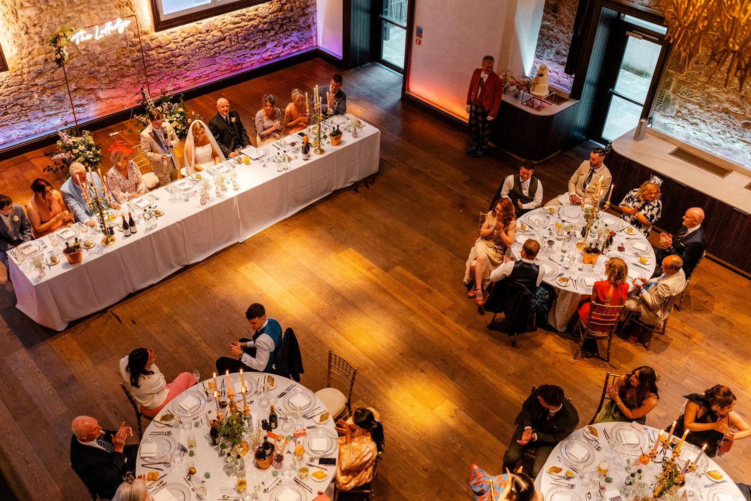 Wedding speeches, Virgin hotel in Edinburgh City Scotland